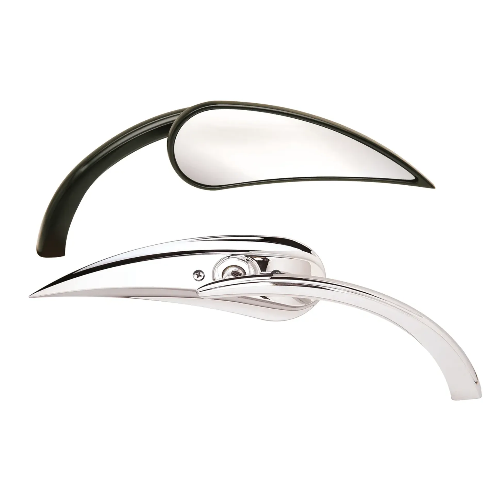CHROME RAD-II MIRROR LEFT