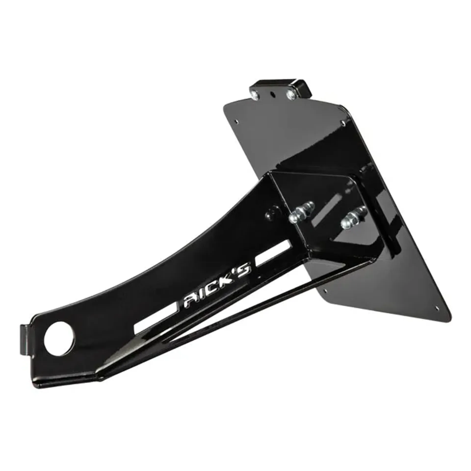 Rick%27%27s Motorcycles, side mount License plate bracket. Black