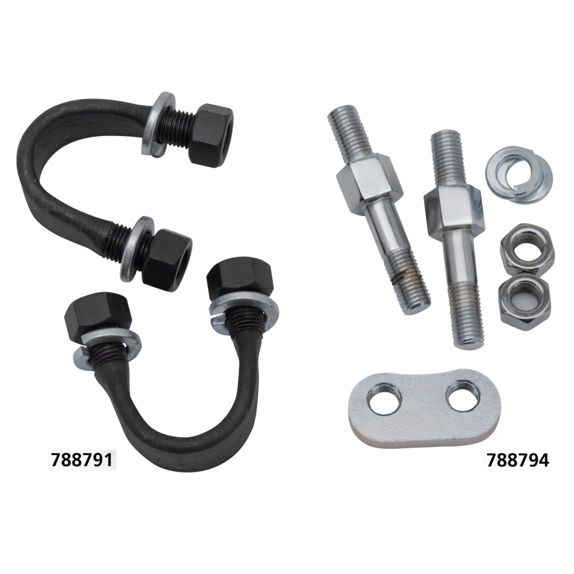 U-BOLT rear guard w/ nuts set of 2 WL pa