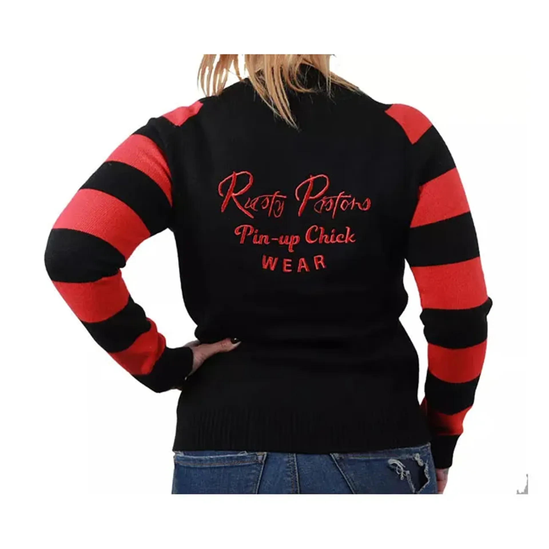 Rusty Pistons Cutter female sweatshirt black/red