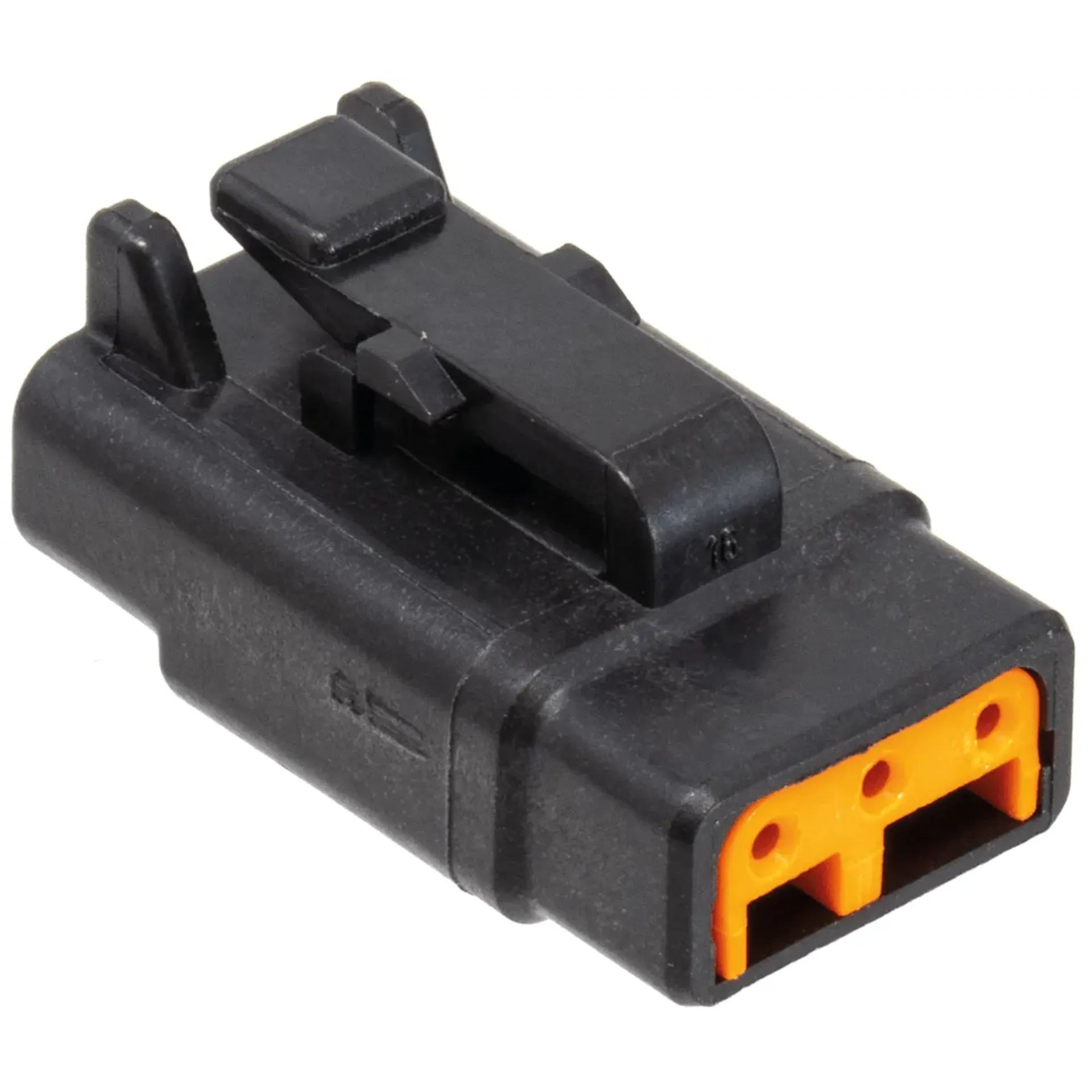 DTM 3-Pos Blk Plug w/ Terminals & Wedge