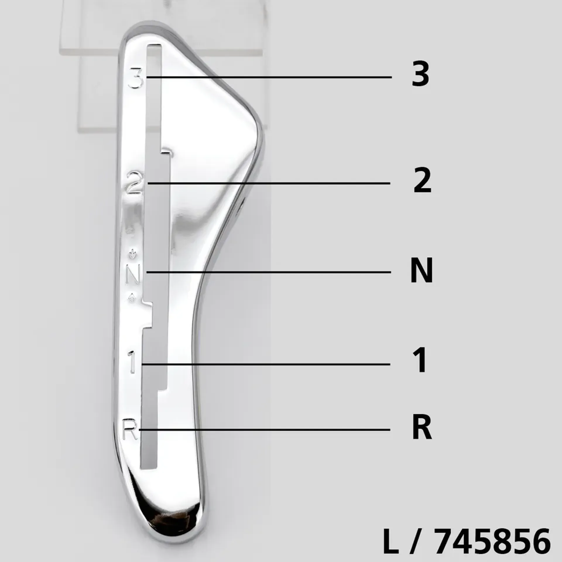 Shifter guide 3 speed/reverse 1947-up