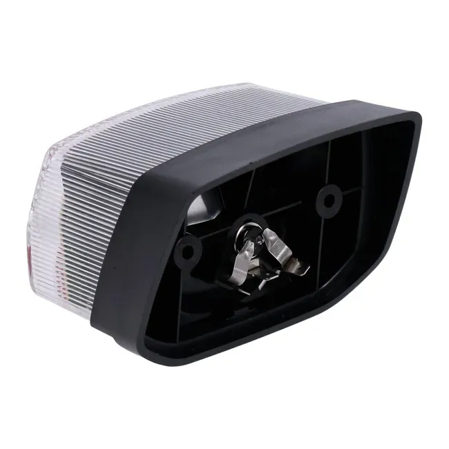 Emgo, LED taillight. Clear lens/red reflector - Afbeelding 3