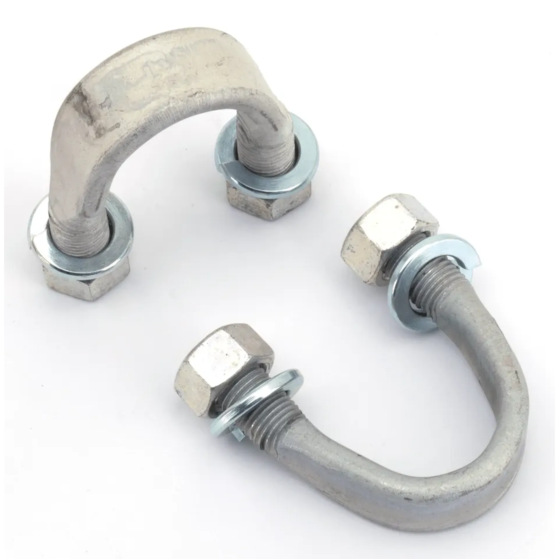 U-BOLT guard rear w/ nuts set 2 WL whPlt