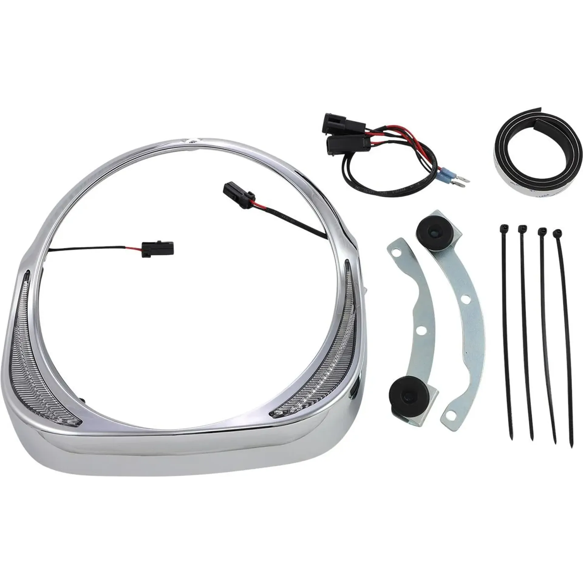 Headlight Bezel Fang Led Chrome