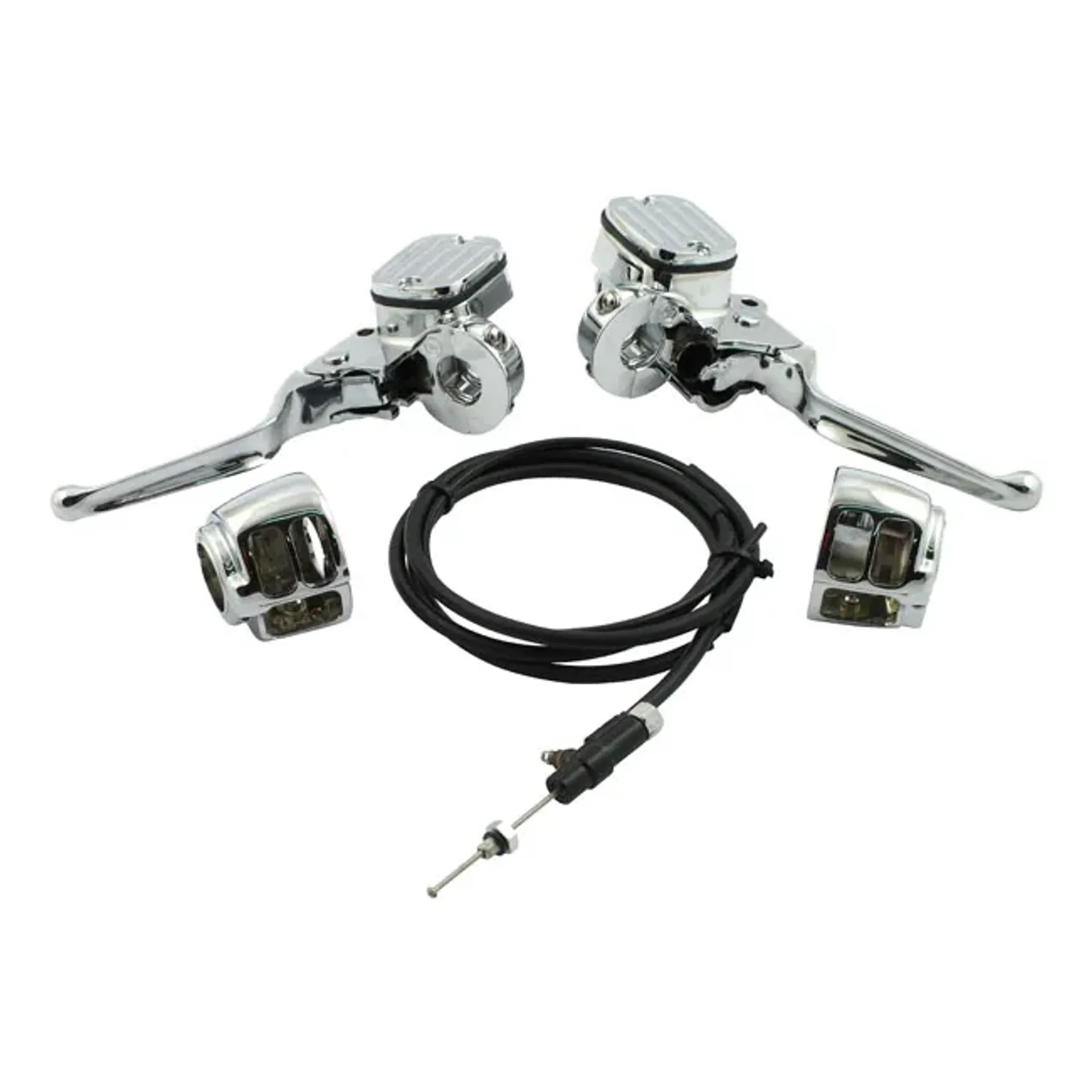 Handlebar control hydr. Clutch conversion kit. Chrome