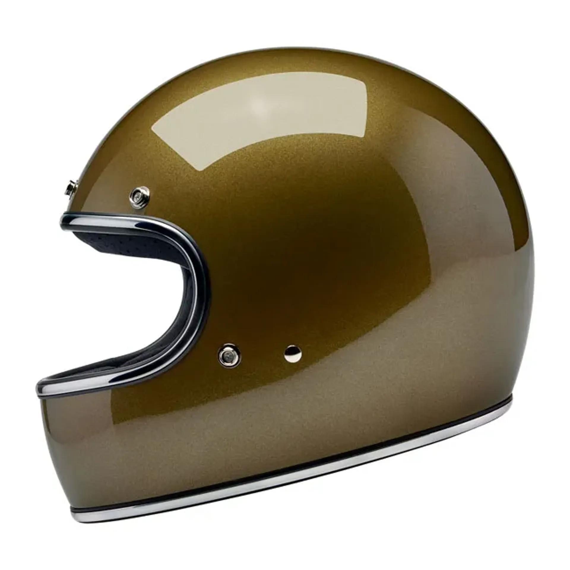 Biltwell Gringo helmet ugly gold metallic