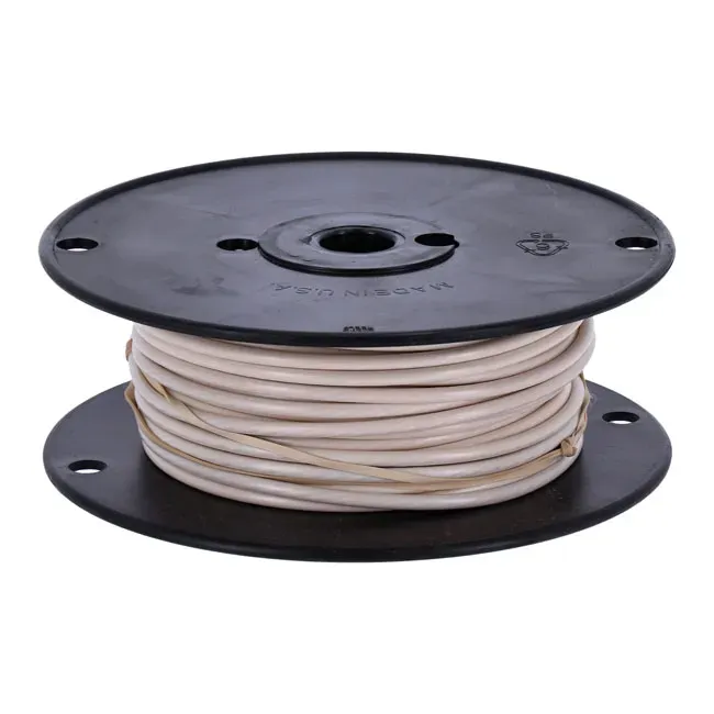 Wire on spool, 10 gauge. 100 ft. White - Afbeelding 2