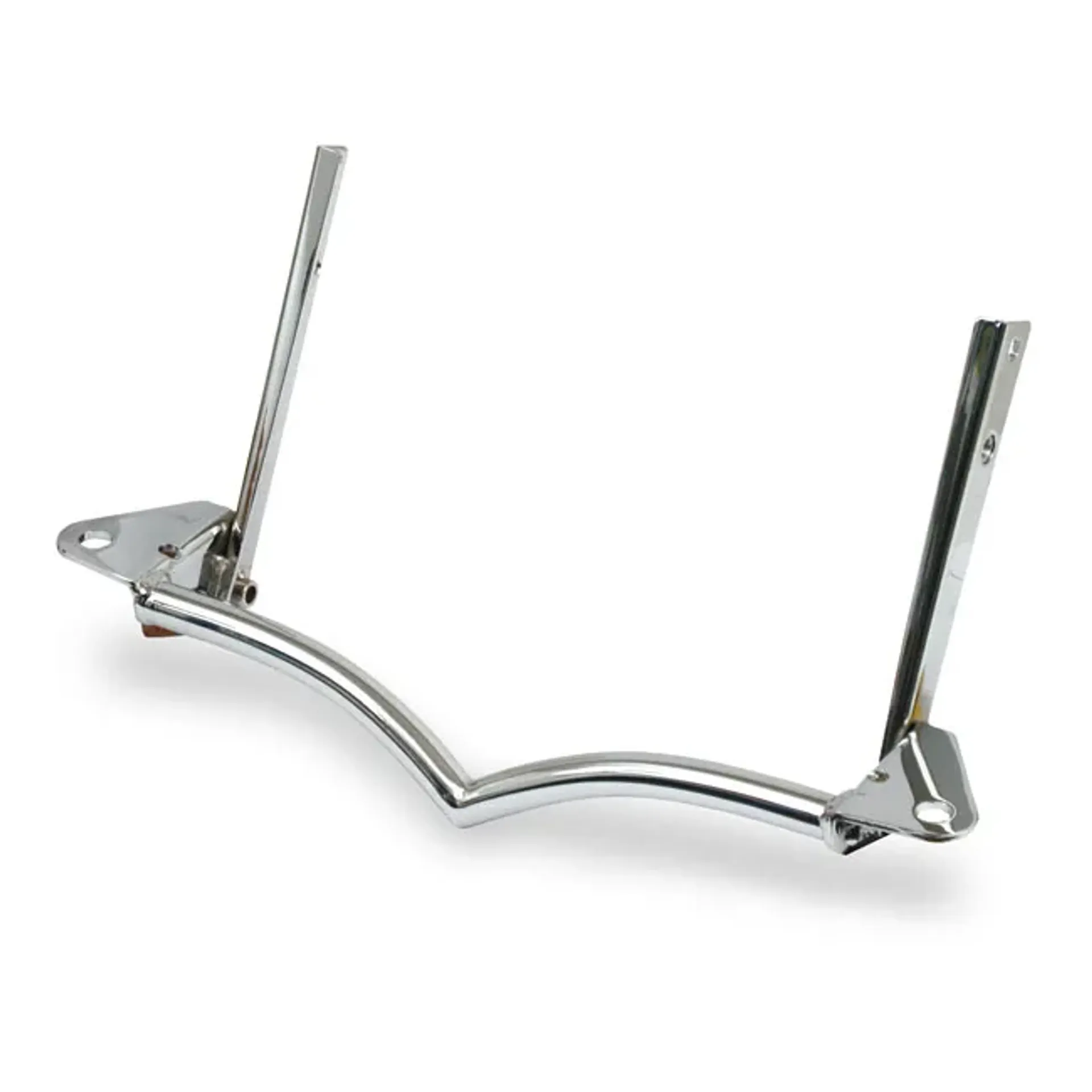 V-bracket spotlamp/passing lamp mounting bar. Chrome