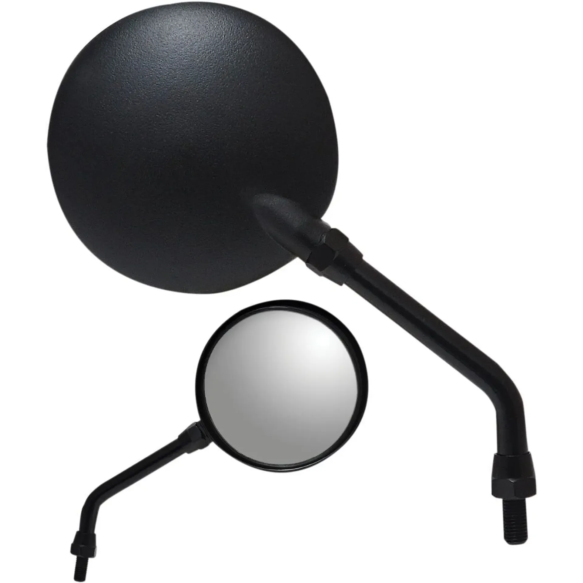 Mirror Pu Round Black