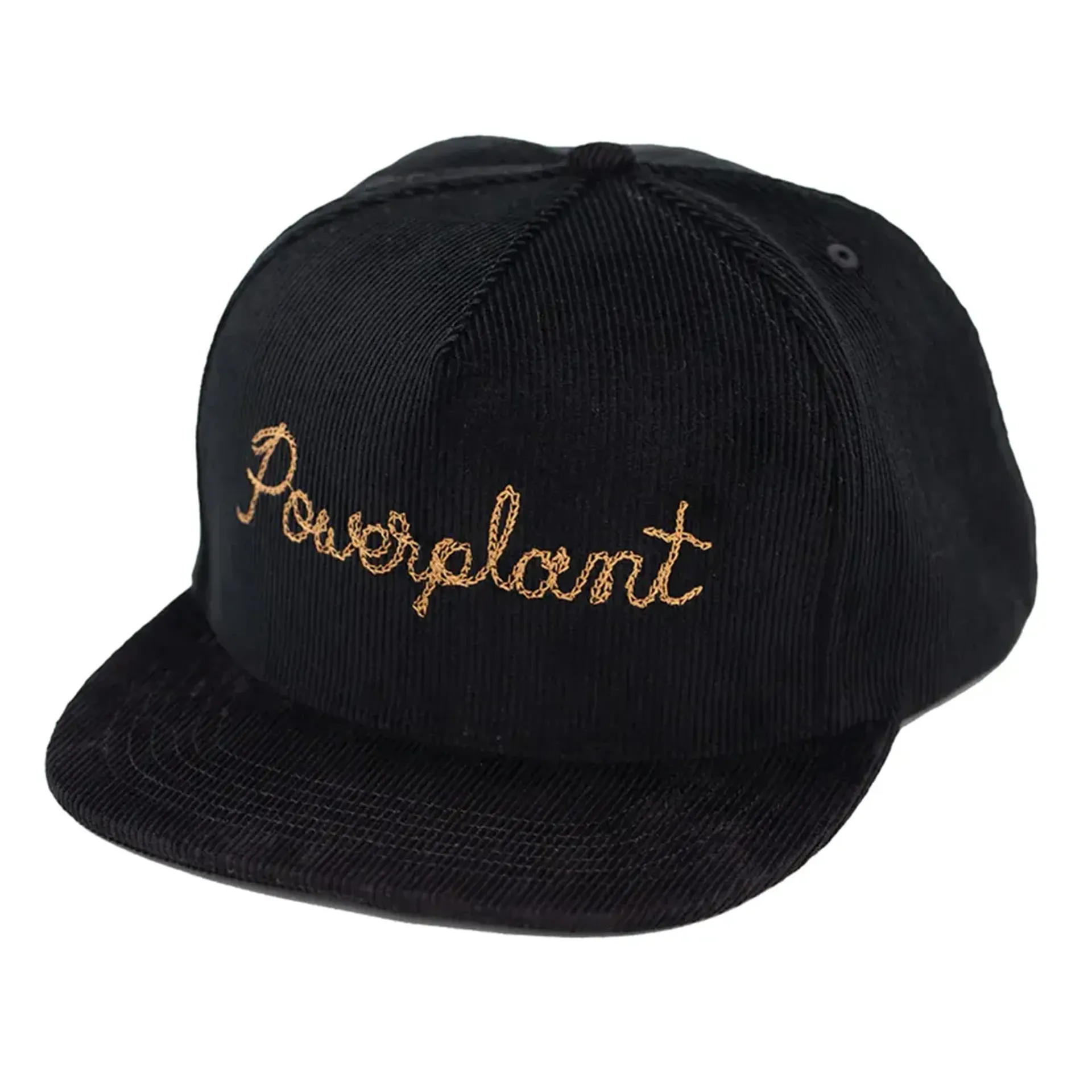 CHAINSTITCHED POWERPLANT CORDHAT BLK/GLD