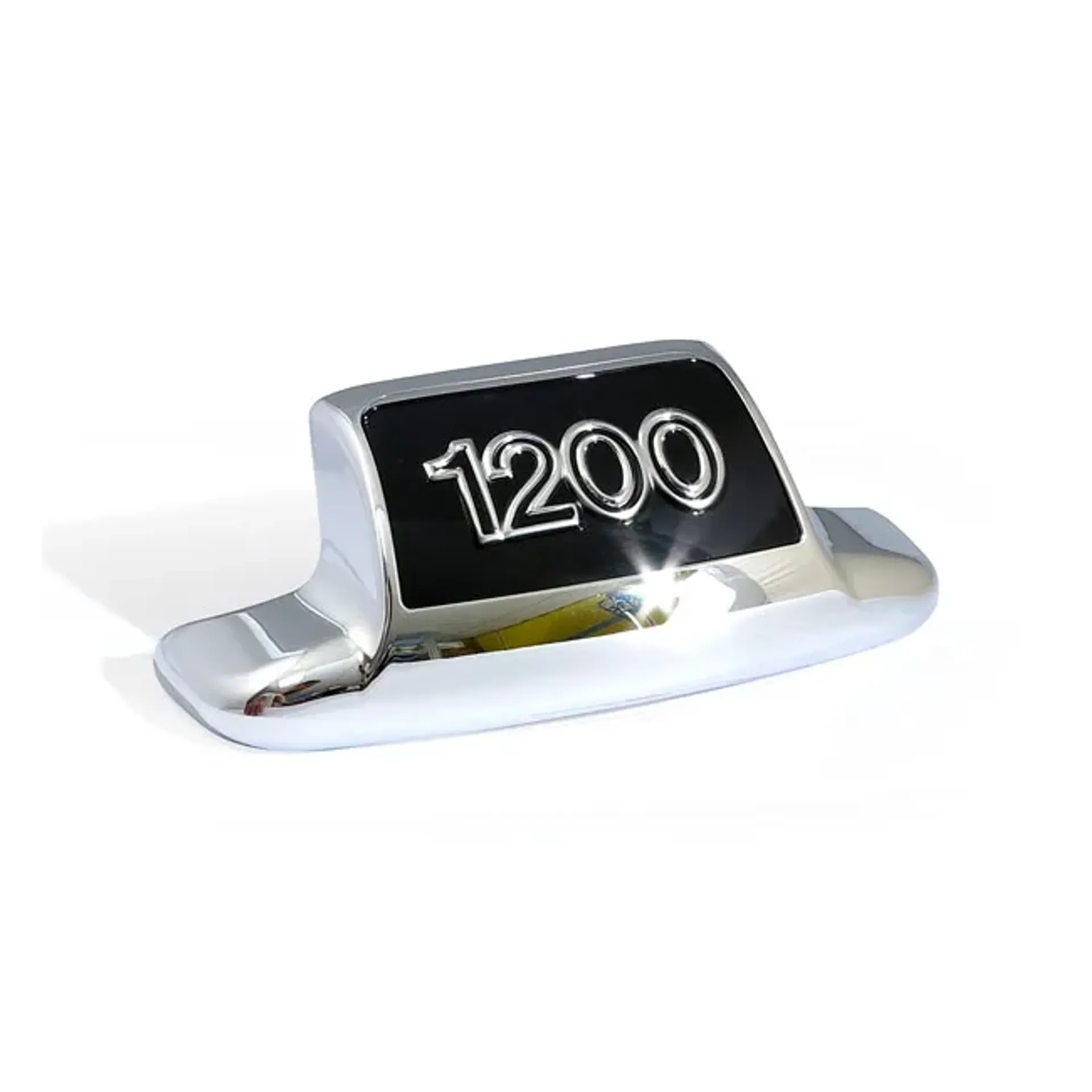 Rear fender tip %27%271200%27%27. Chrome/black