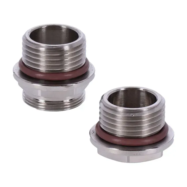Pingel, gas tank EFI to carb adapter & plug kit. Polished - Afbeelding 2