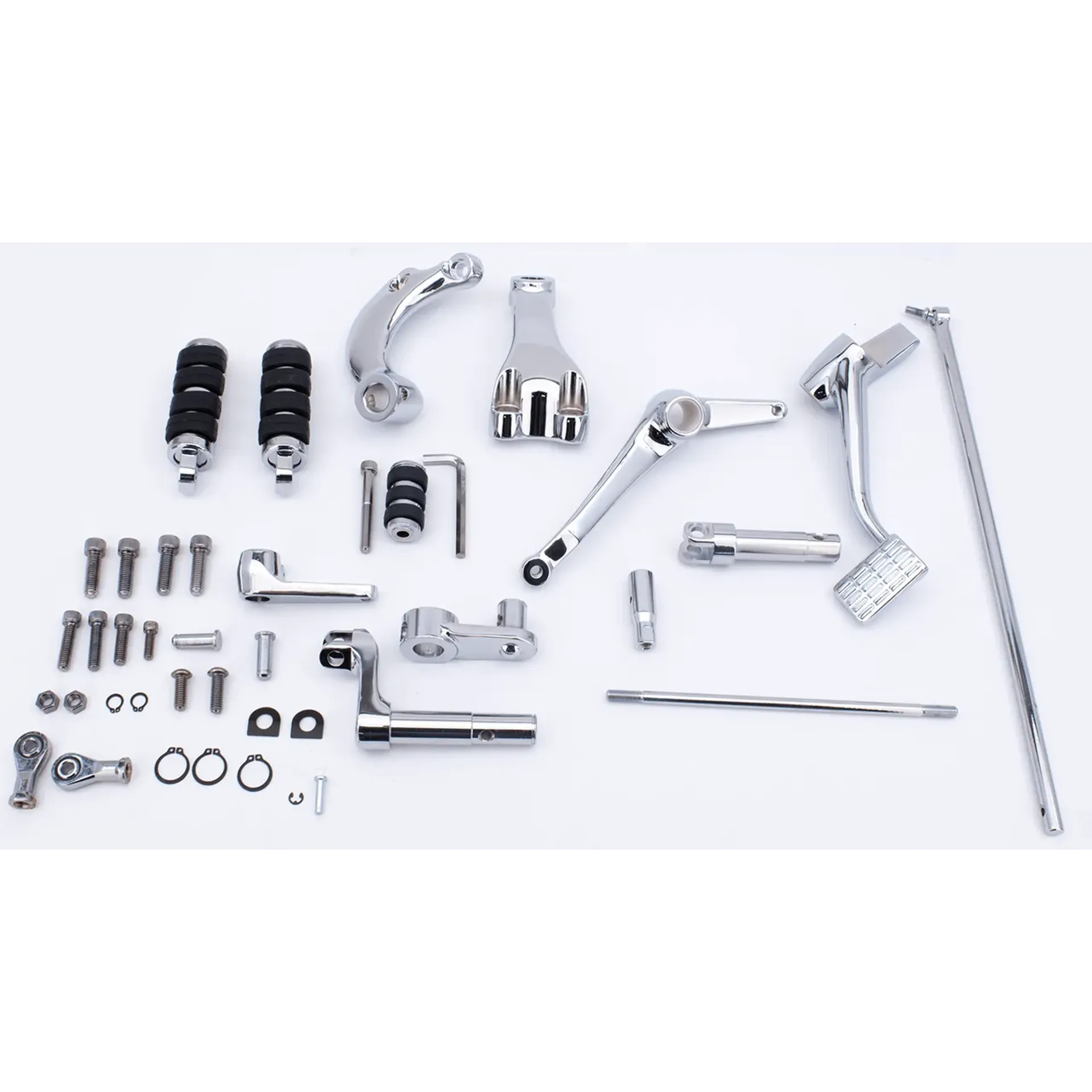GZP Chrome forward control kit +2″ XL04-