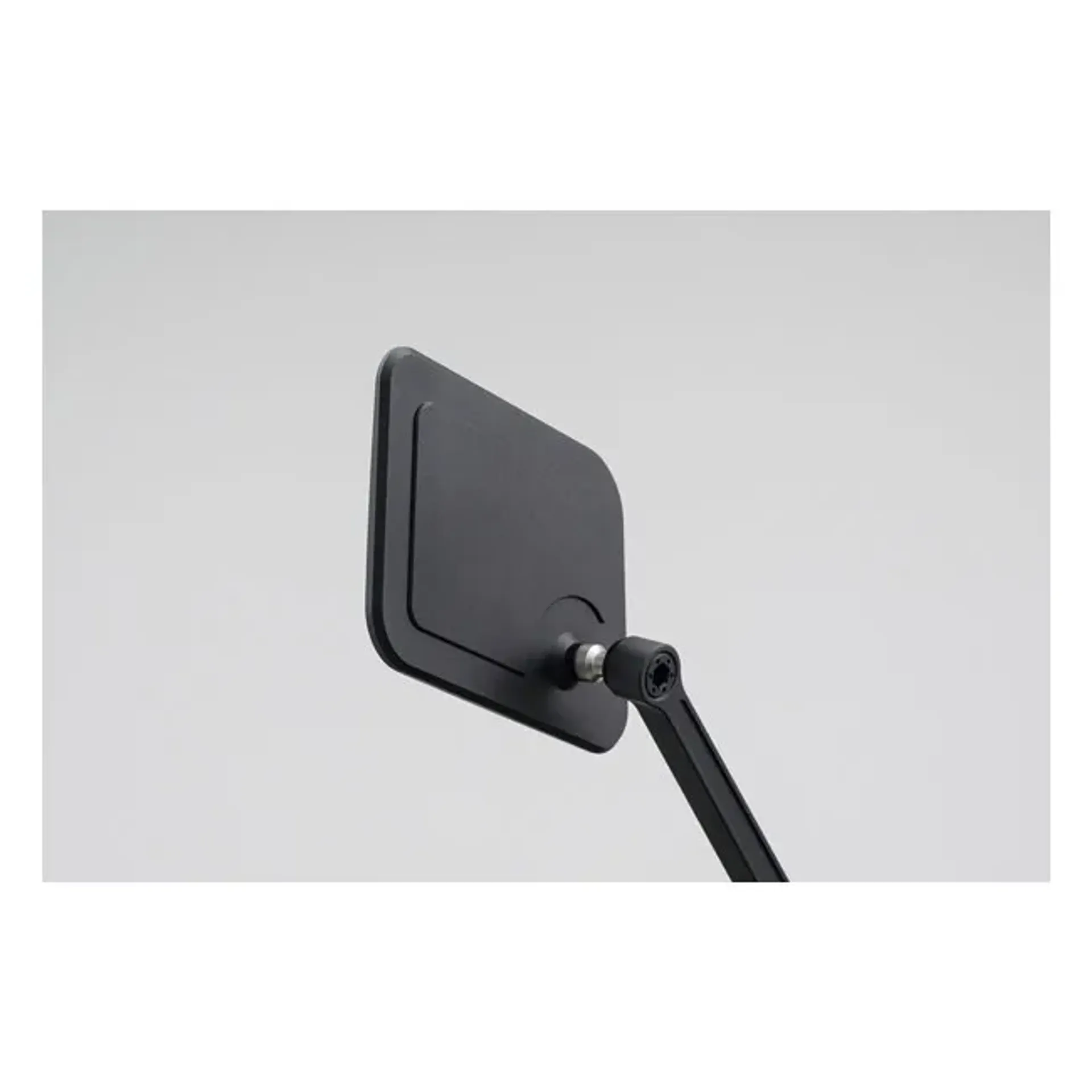 Daytona, D-Mirror-20, Flat Mirror. Square. Black. Right side