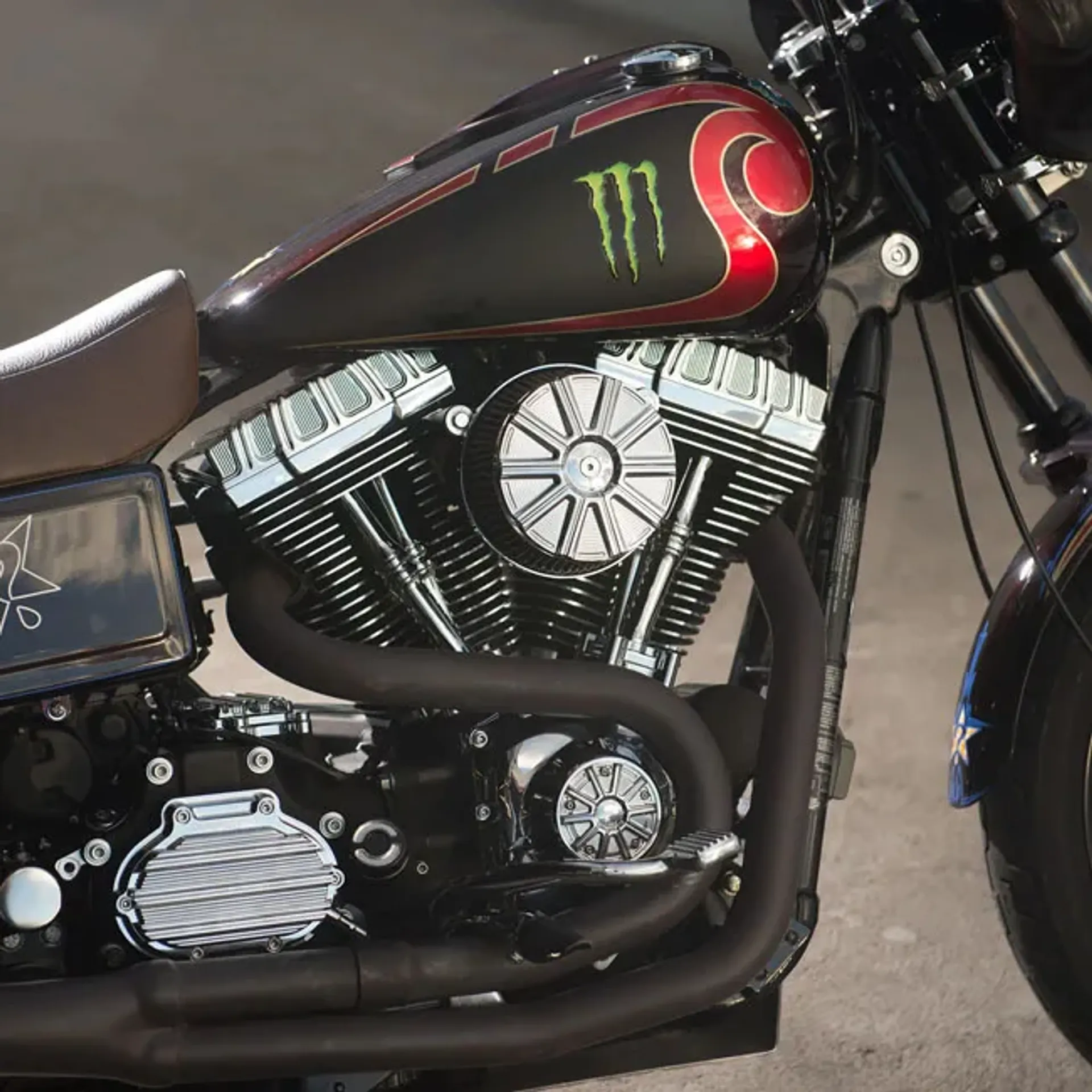 Arlen Ness, Stage 1 Big Sucker air cleaner kit. 10-Gauge Chr