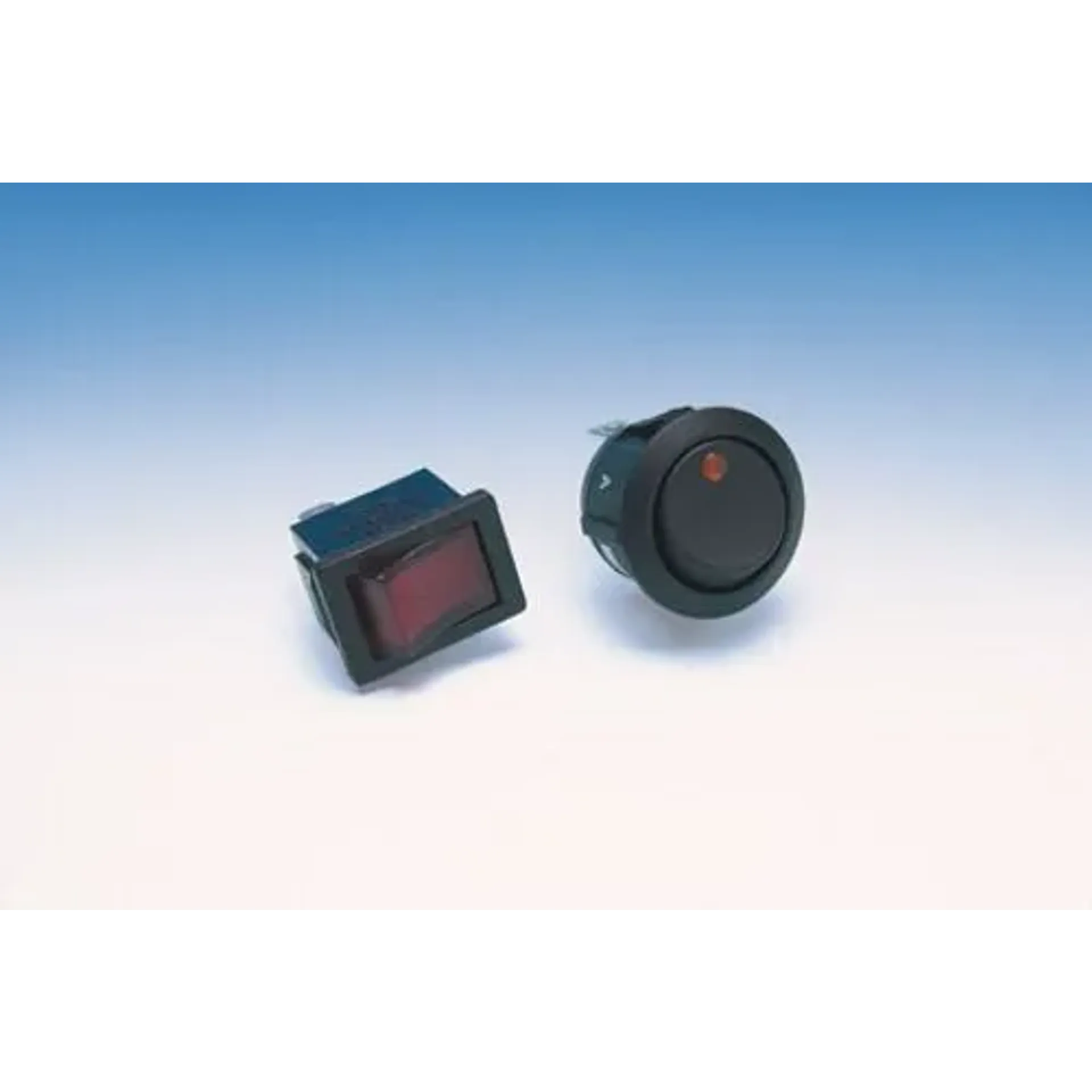 Round Illuminated Rocker Switch