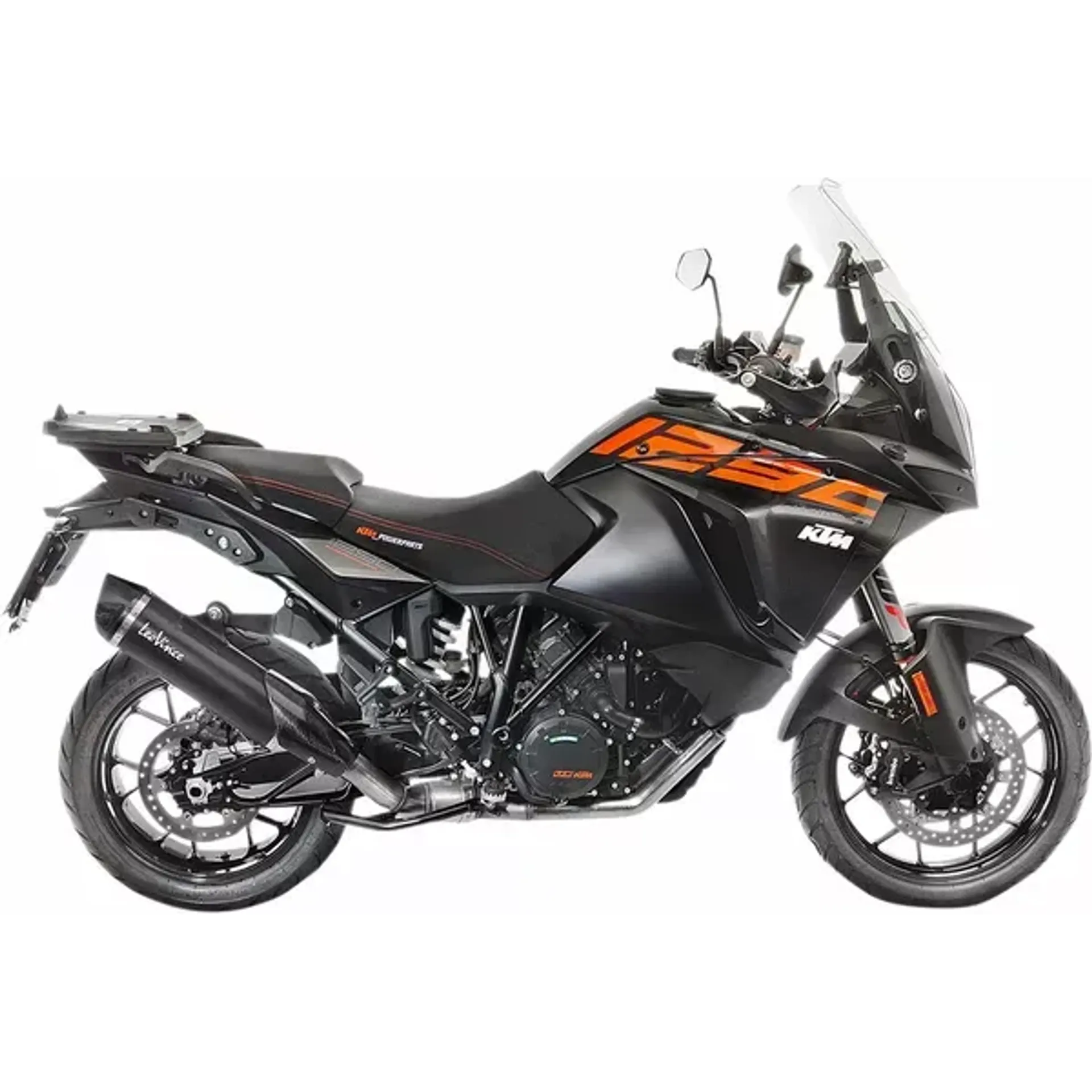Slip-on nero ktm adv