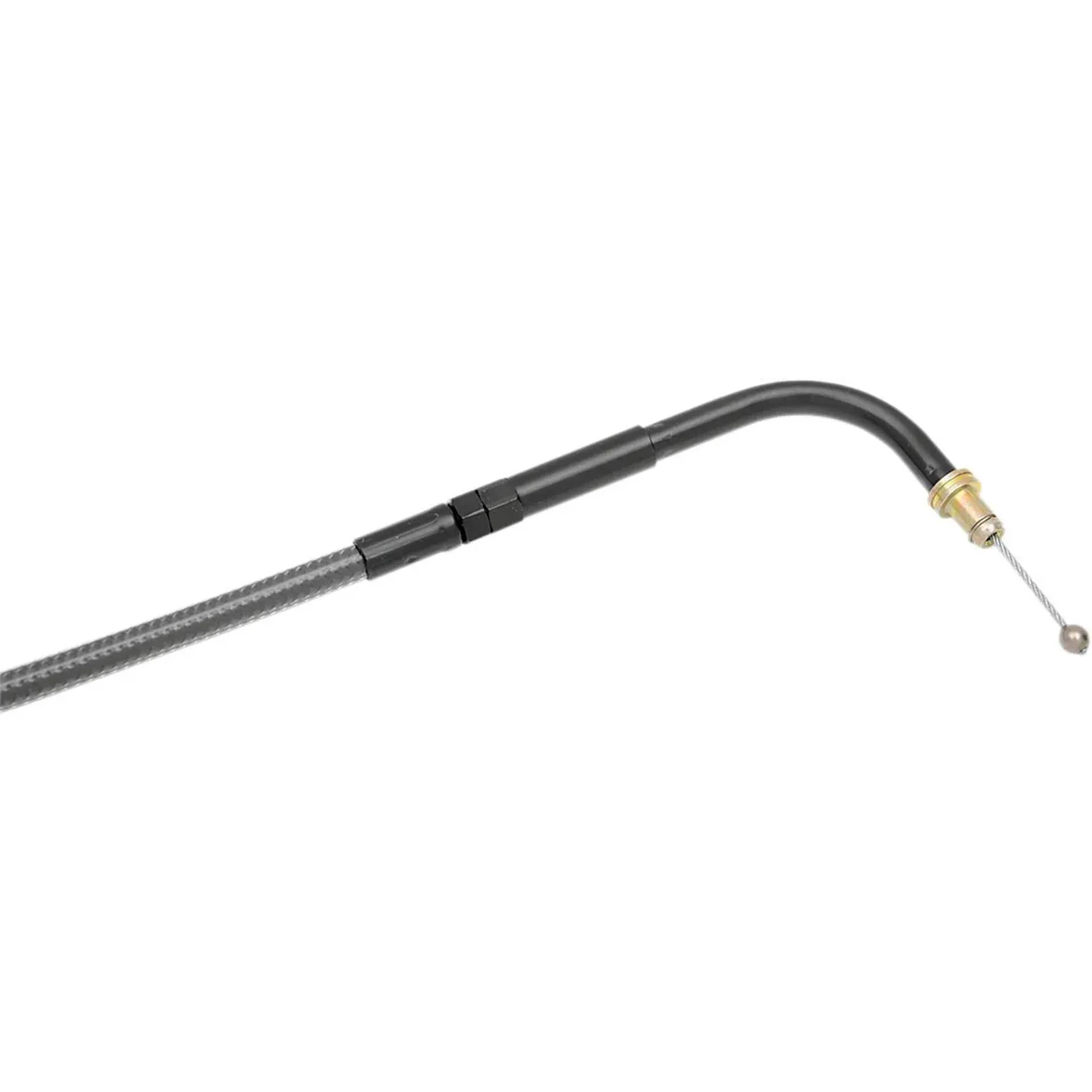 Clutch Cable Two-Piece Chrome Black