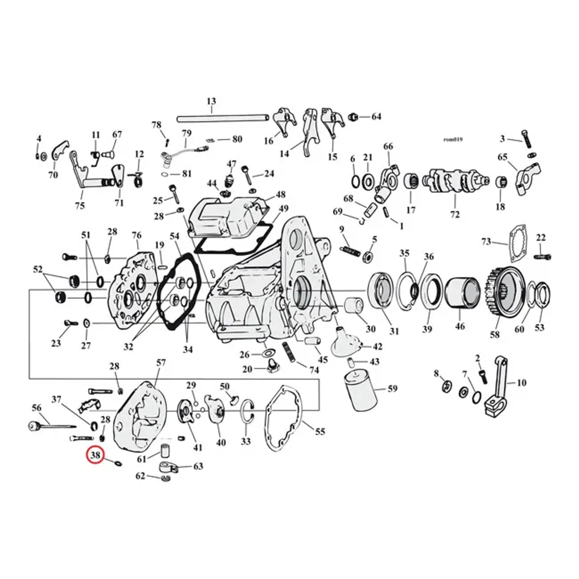 Cometic. O-ring clutch cable