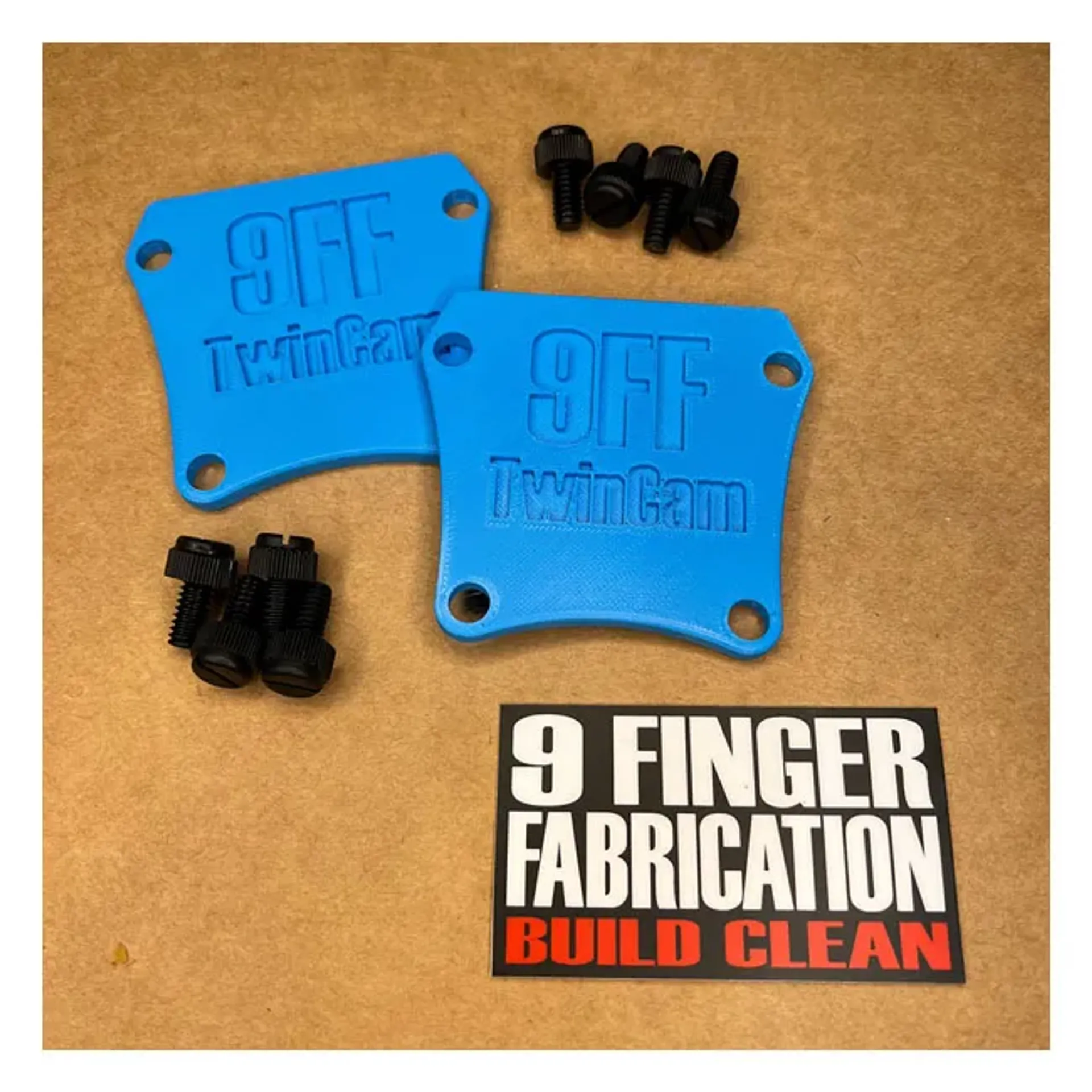 9Finger Fabrication, M8 lifter bore case cover set