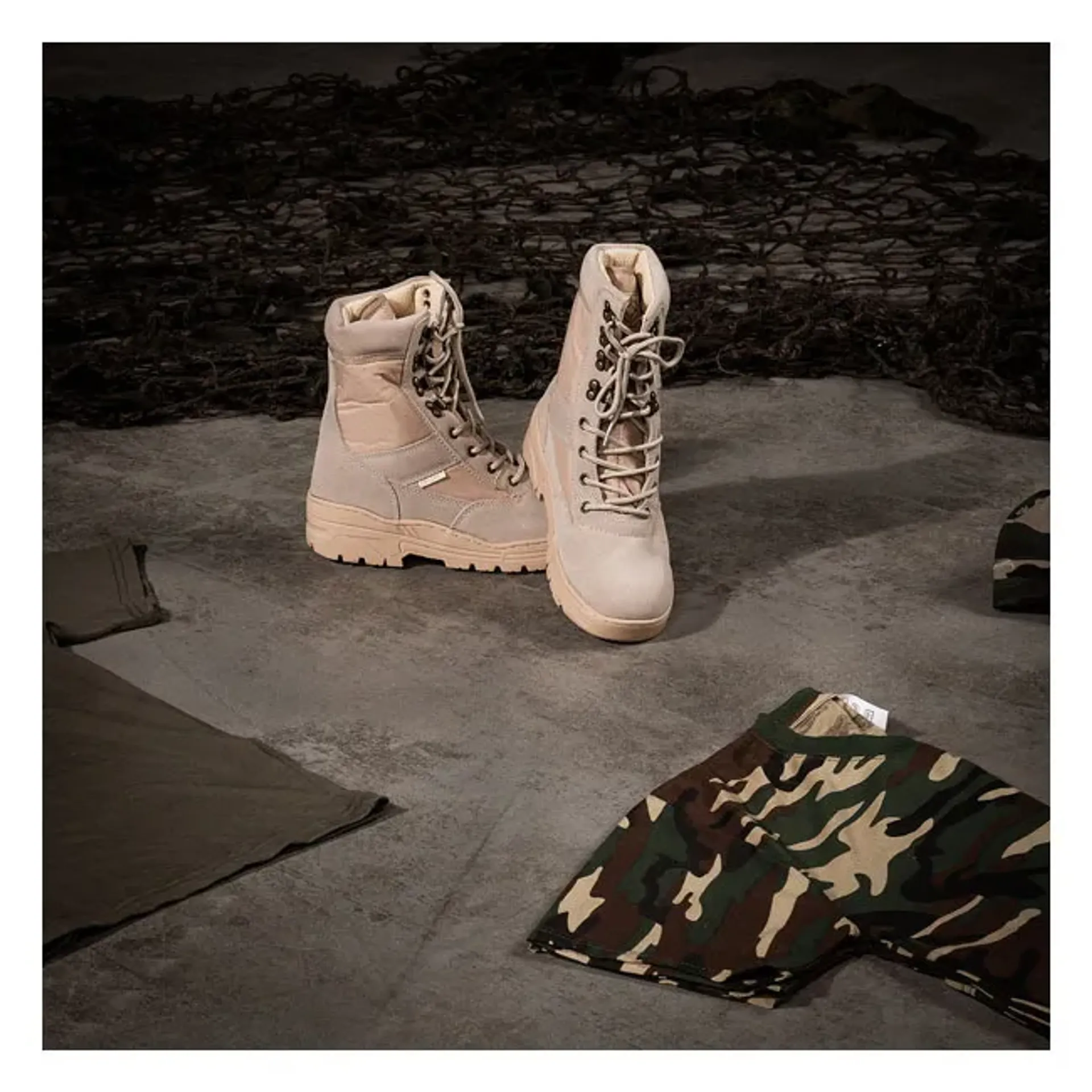 Army Surplus Sniper boots khaki