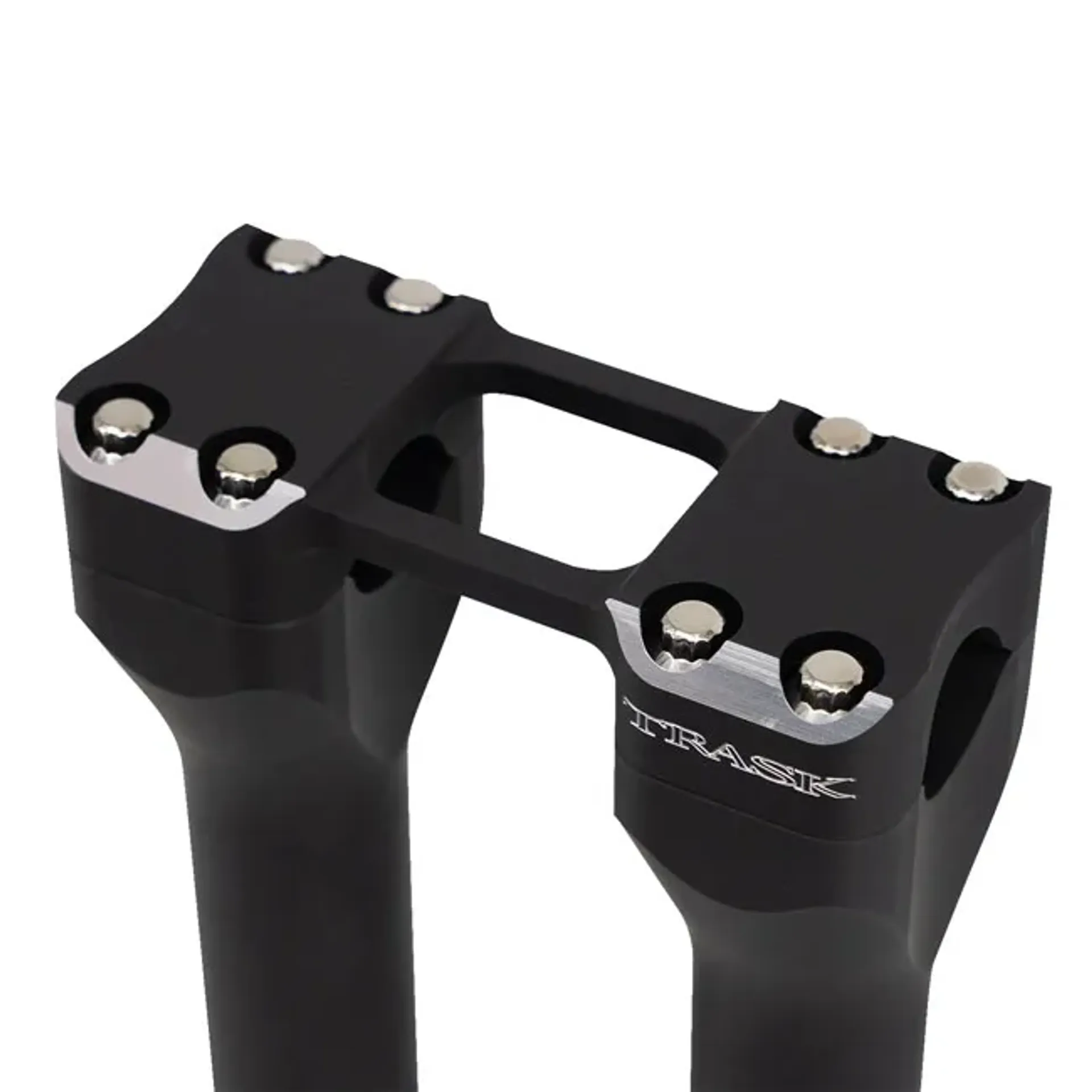 Trask, Assault risers 6". Black reverse cut