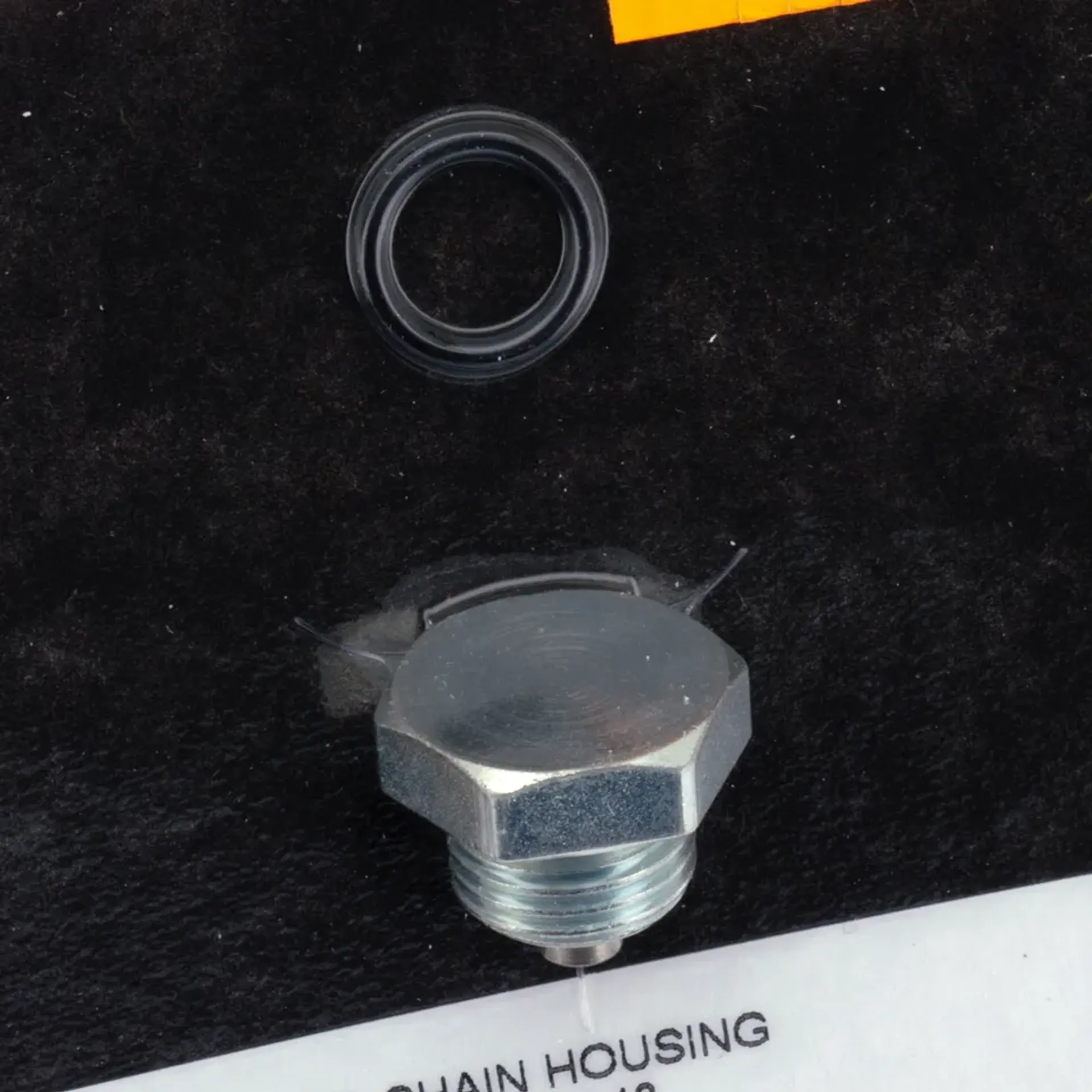 Oversized drain plug 9/16″-18 zinc