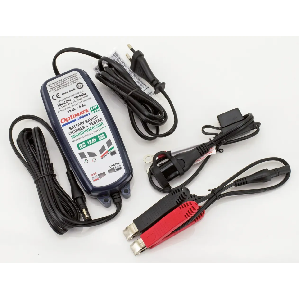 Optimate 0.8A Lithium charger TM470 - Afbeelding 2