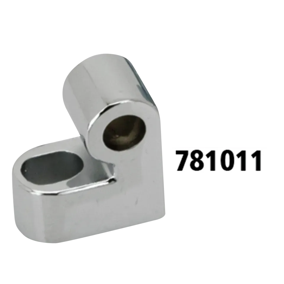 Chrome headlamp mount block FXSTS88-92