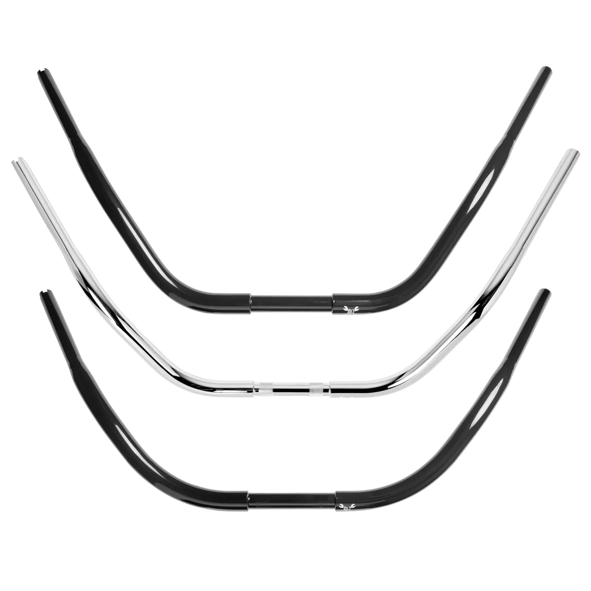 Burly 1-1/4" Beach Bar 34.8" TBW Black - Afbeelding 2