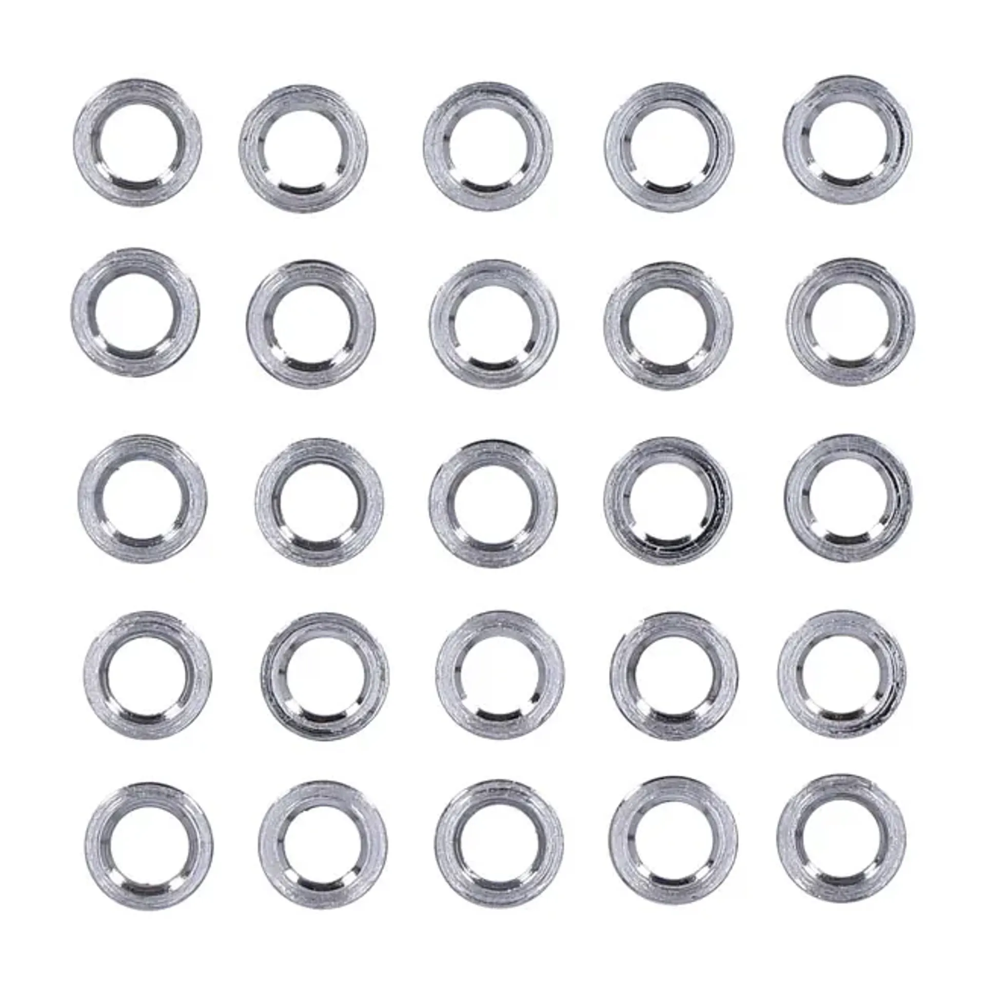 Chrome spacers - 25 pack