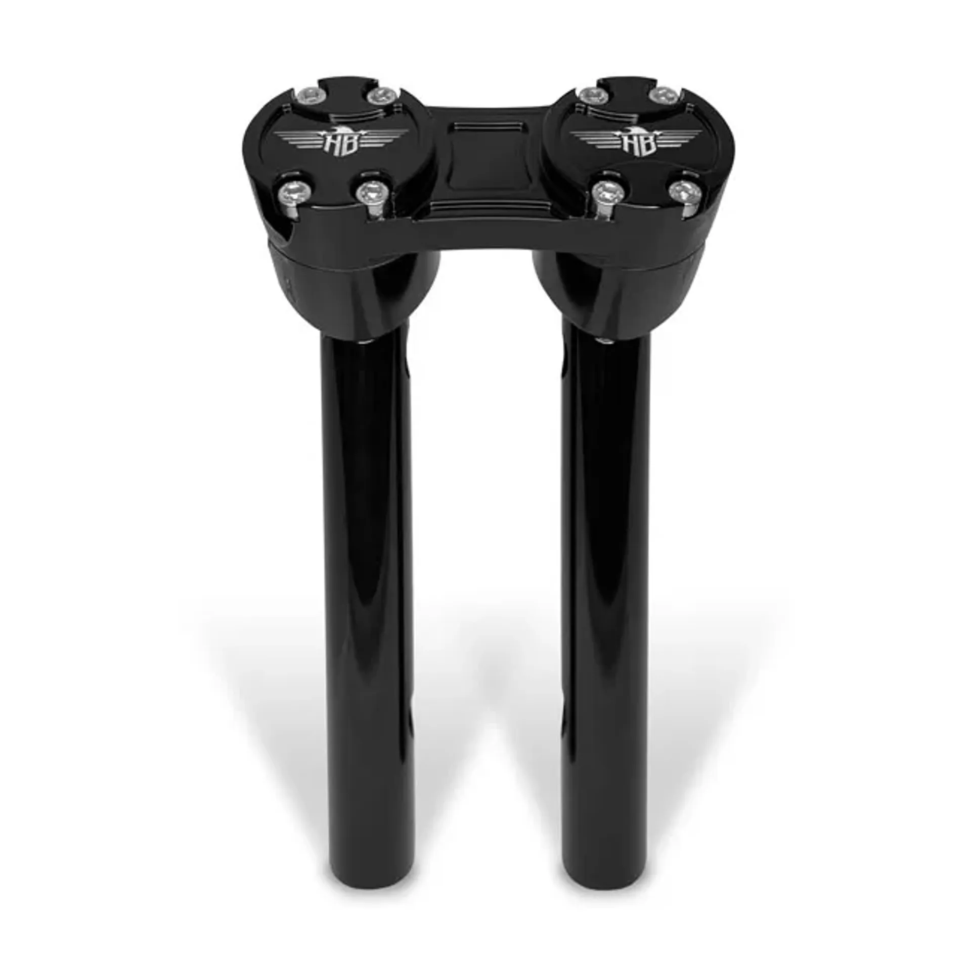 HeinzBikes, Clubstyle pullback risers 6". Black/Black