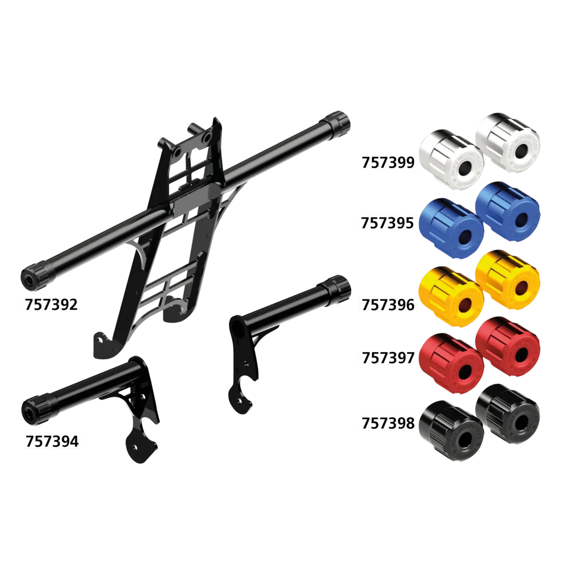 Clubstyle Crash Bar 720mm Black ST18-Up