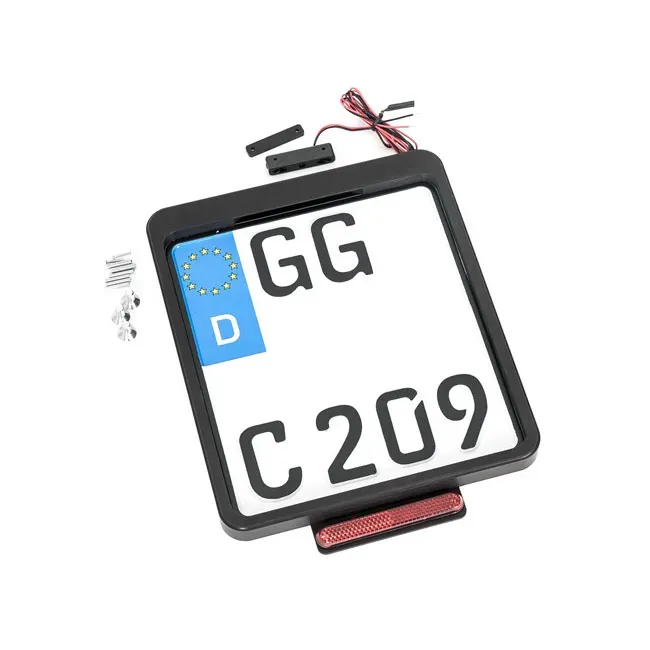 Killer Custom, "Blind hole" German license plate housing - Afbeelding 4