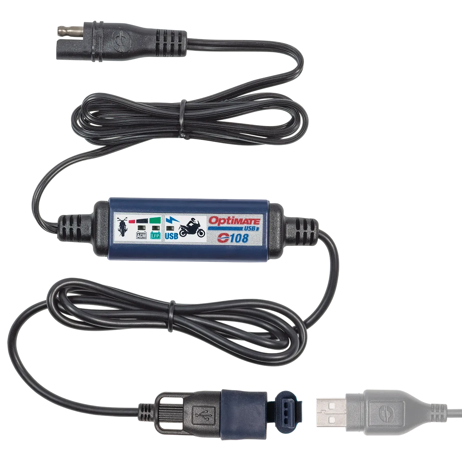 Optimate weather proof SAE to USB adaptr