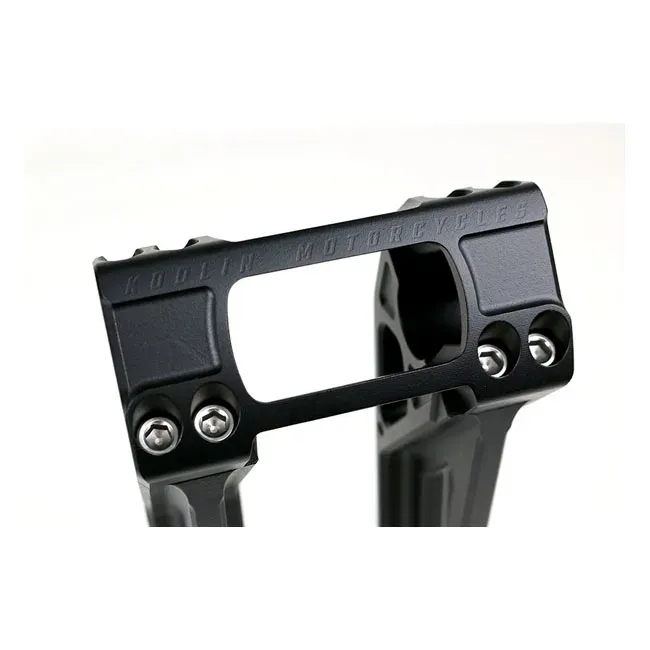 Kodlin, Fastback risers for OEM digital speedo. 10". Black - Afbeelding 4