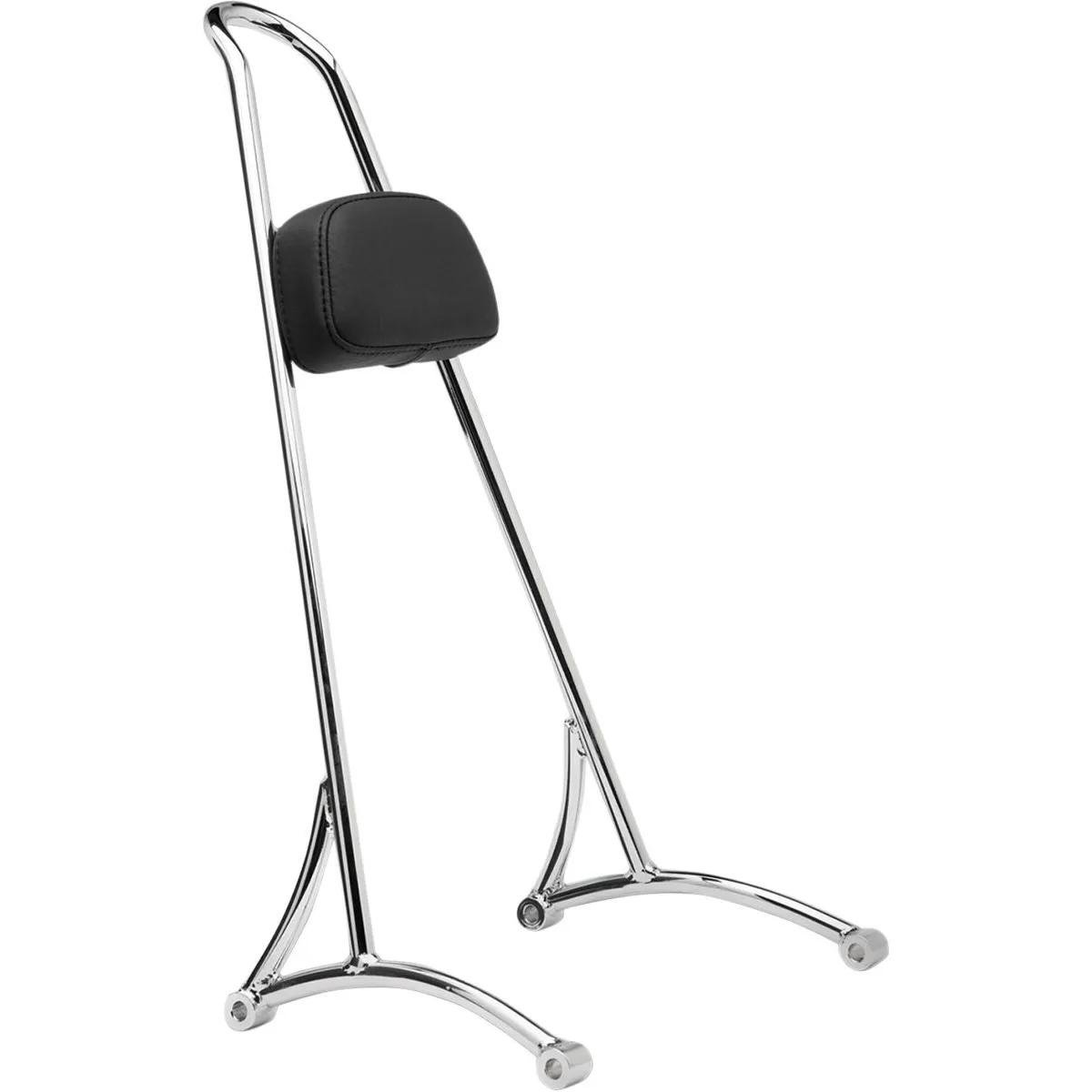 Sissy Bar Tall W/Pad Chrome