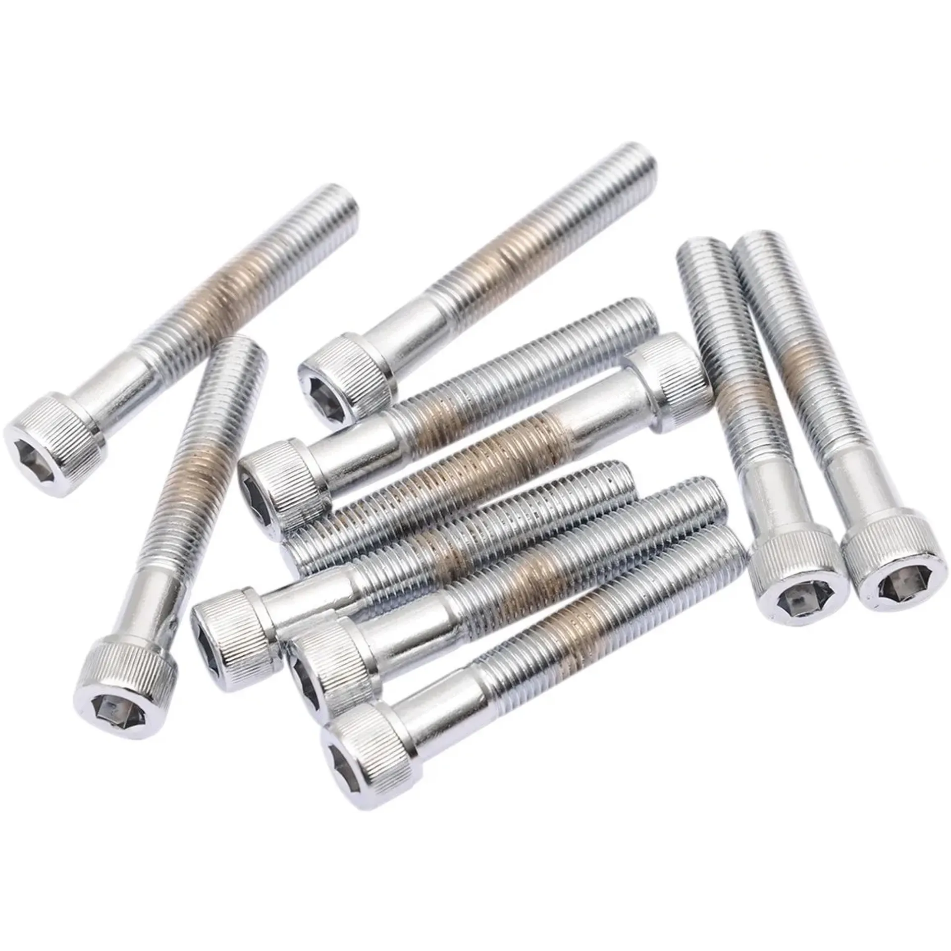 Socket-Head Bolt 5/16-24X2 Knurled Chrome