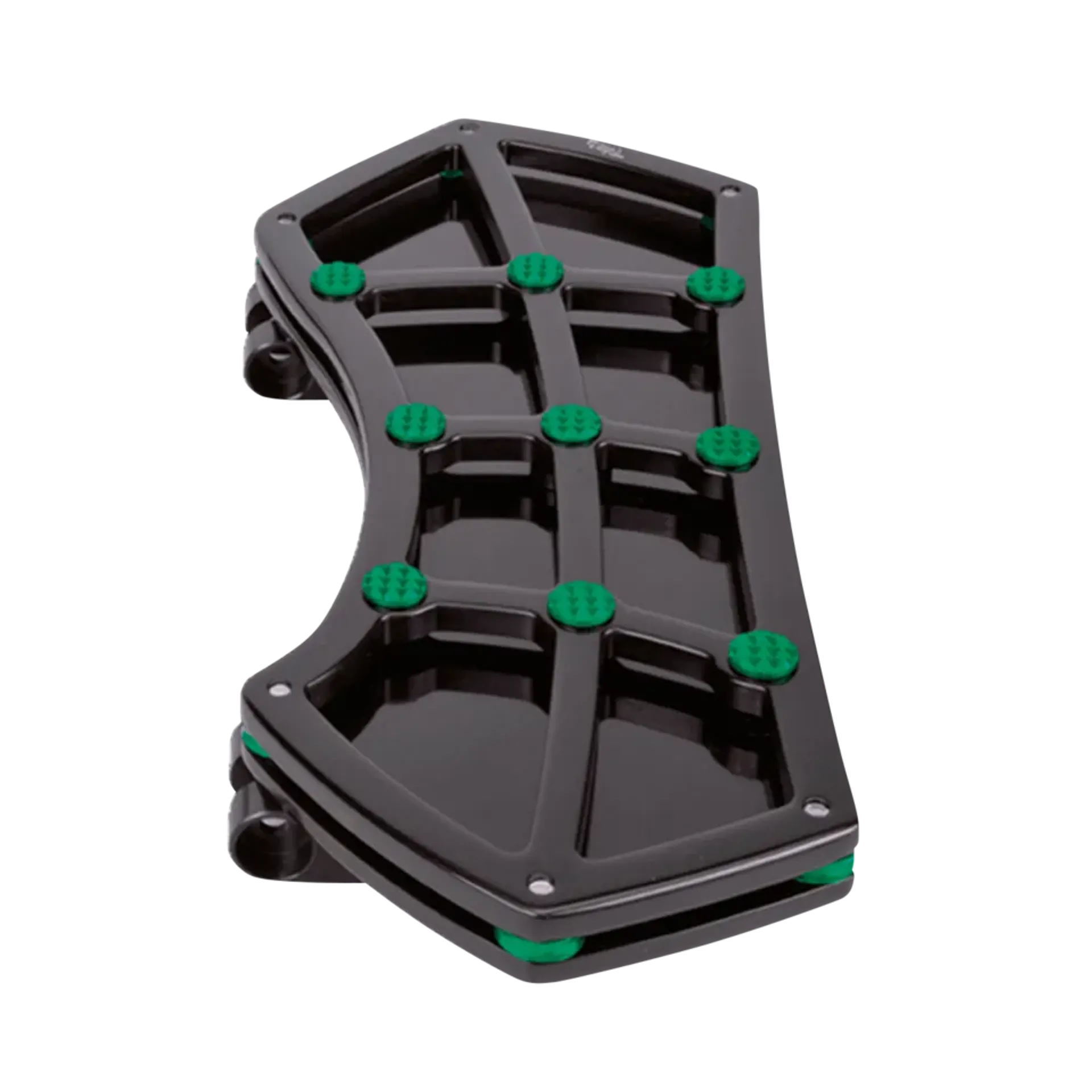 DIAMOND FR FLRBRD BLK W/ GEMS GREEN
