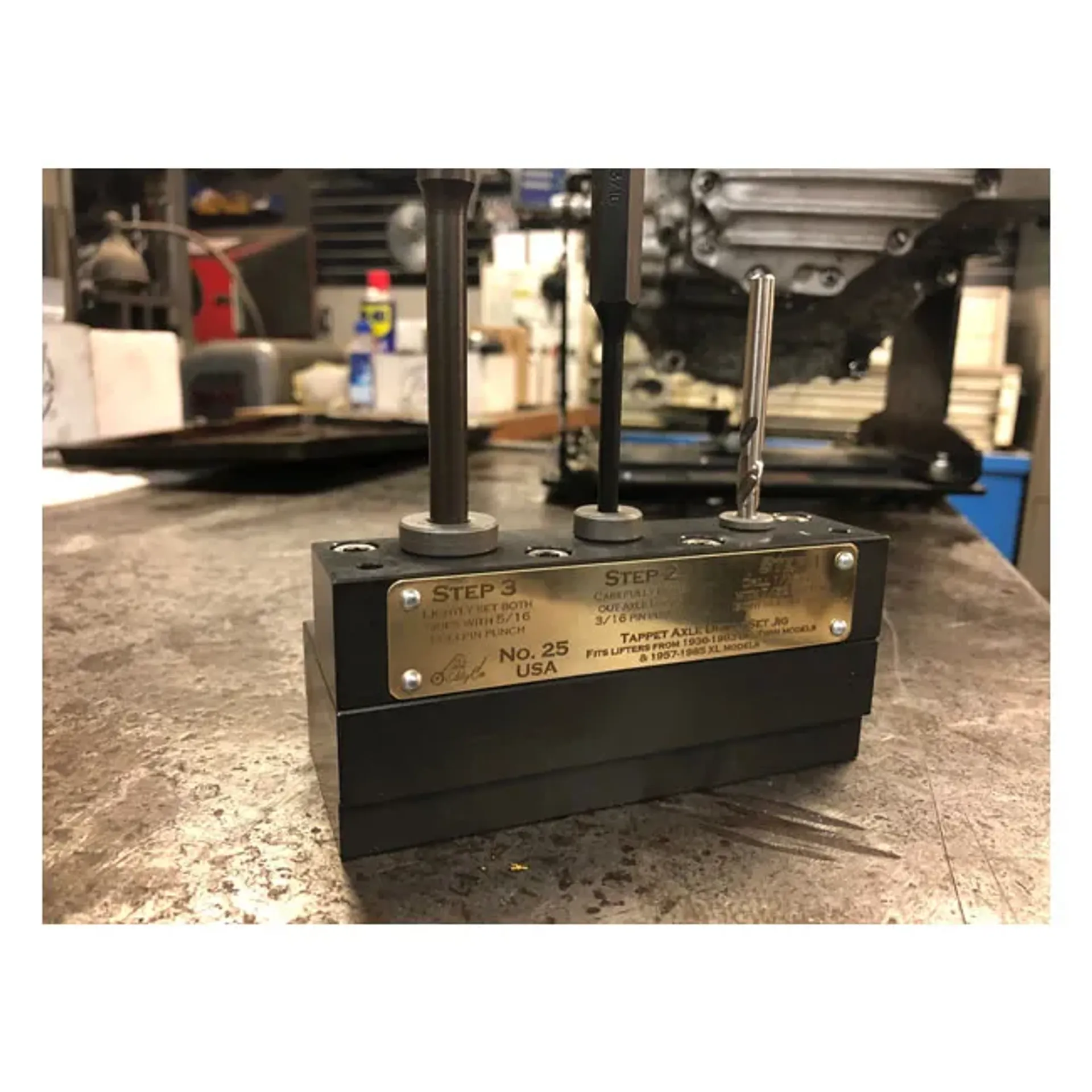 Fast Eddy, tappet roller rebuild tool
