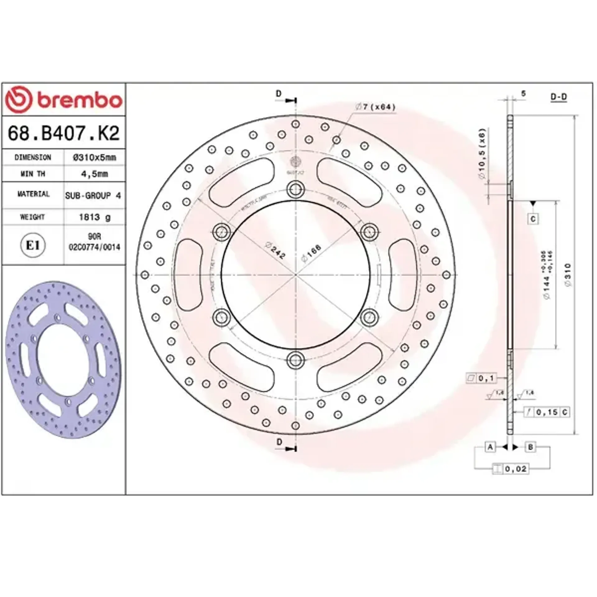 Brake disc fix fr