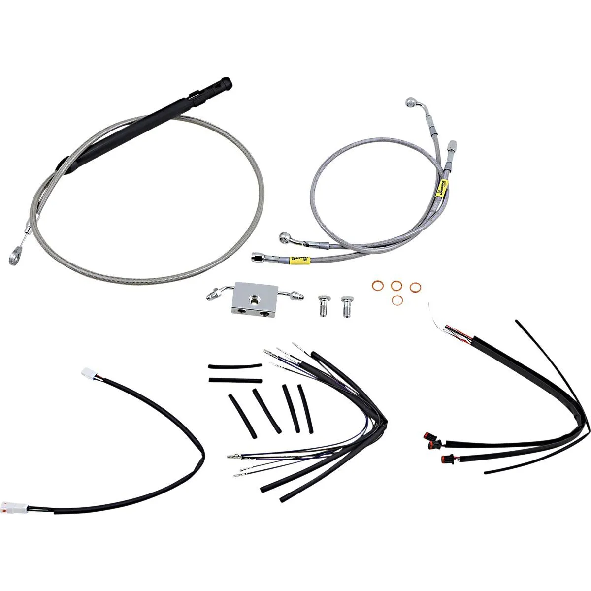 Stainless Steel Control Kit For 14" Gorilla Handlebars