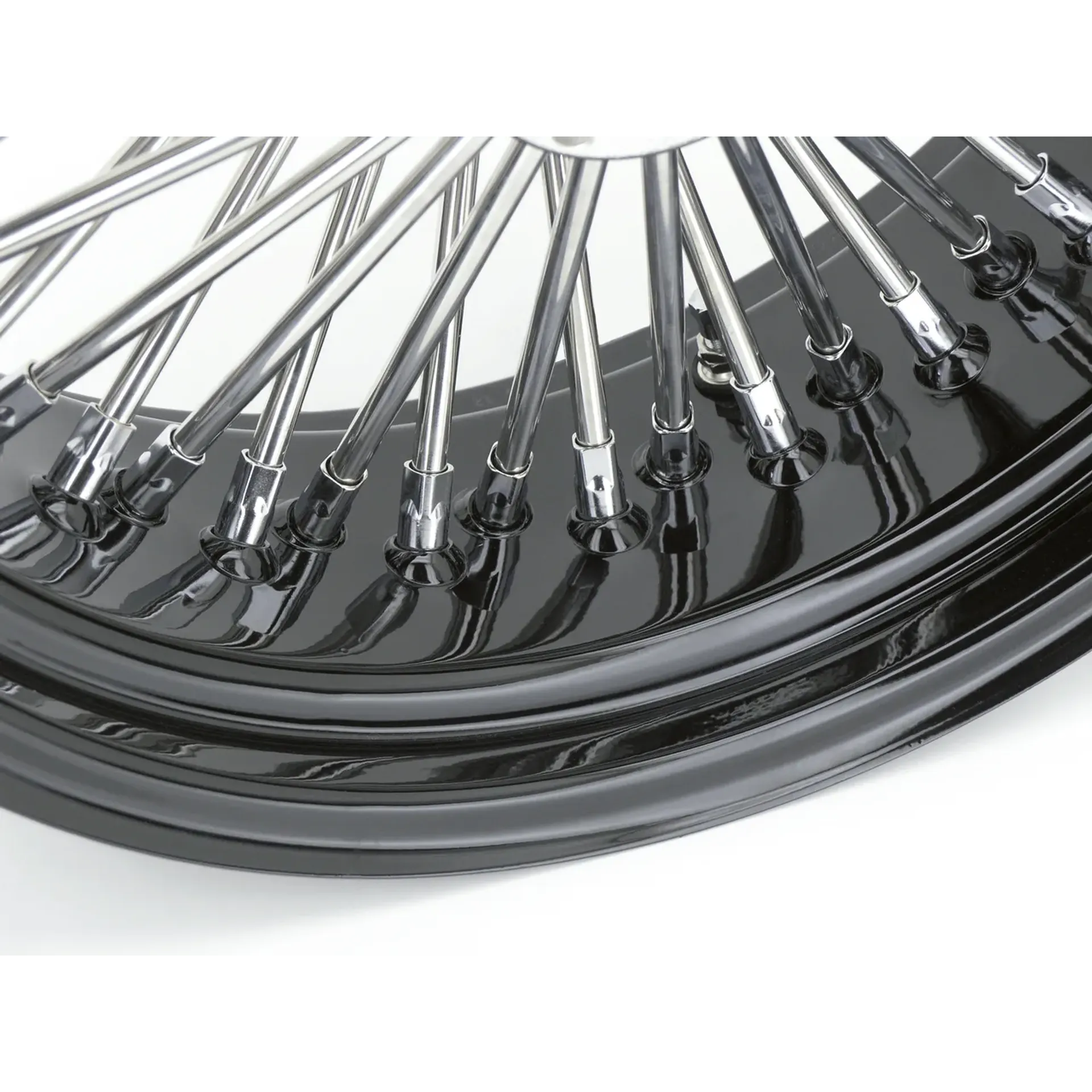 Black rim+hub Fat Daddy 17X3.5 50