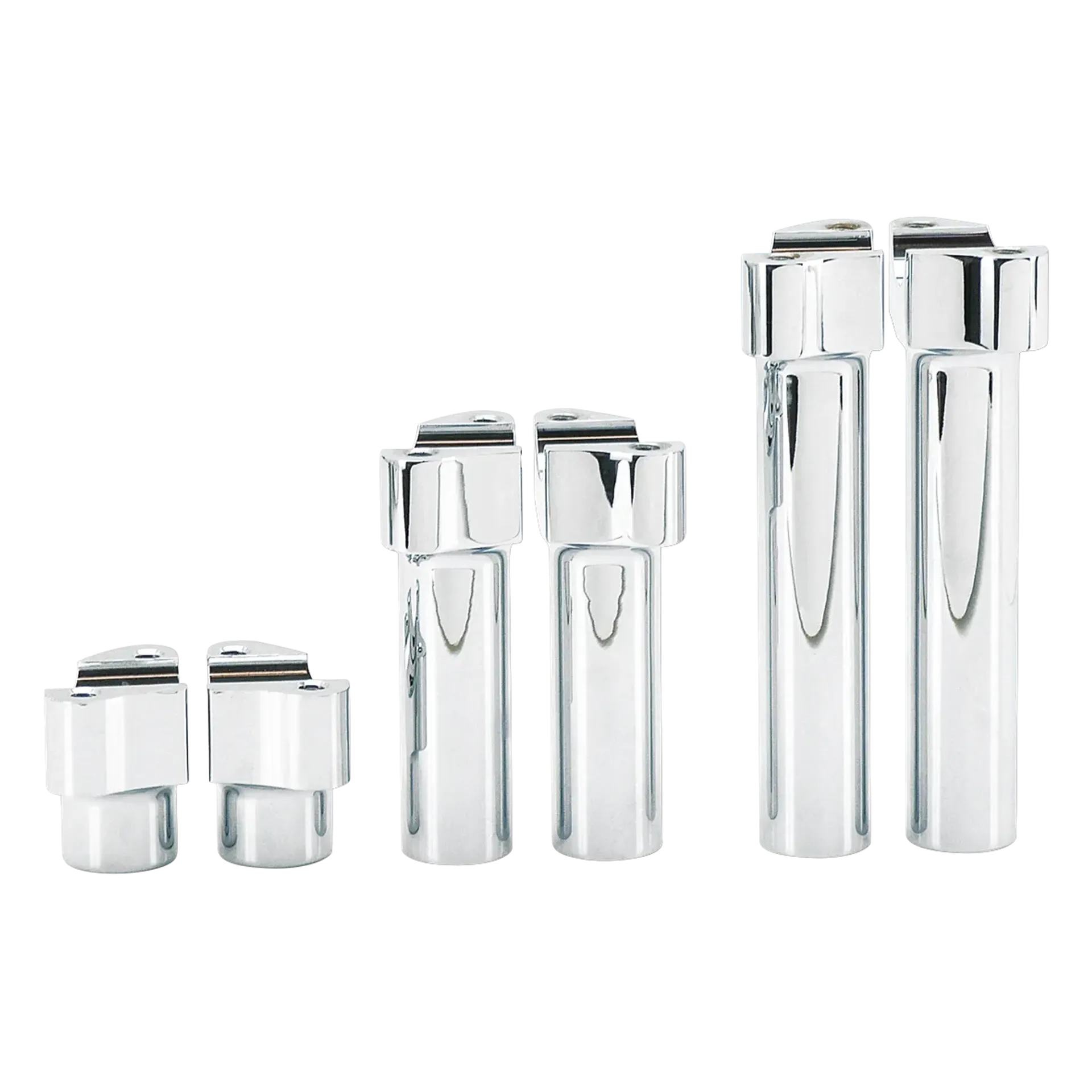 GZP Chrome Billet aluminum riser set