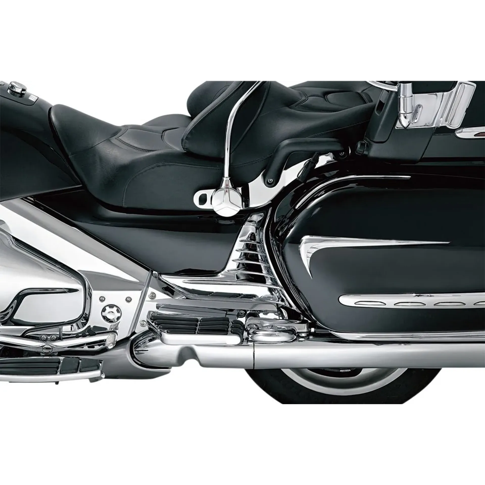 Louvered Chrome Battery Box Covers