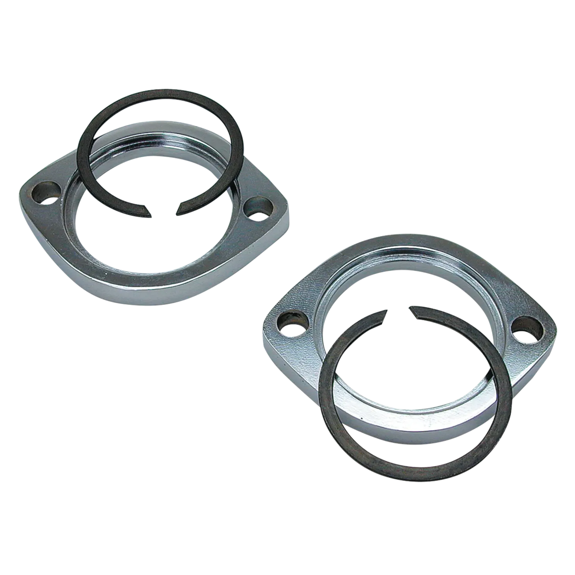 GZP Exhaust flanges with C-clips 84-up