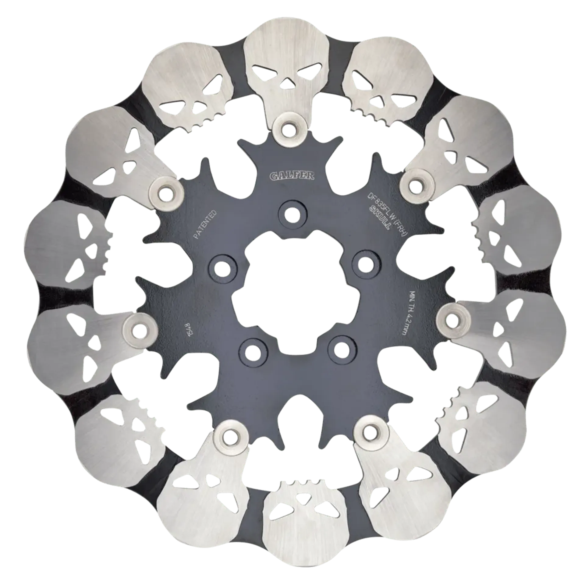 Galfer Skull floating disc 11.8″ Front