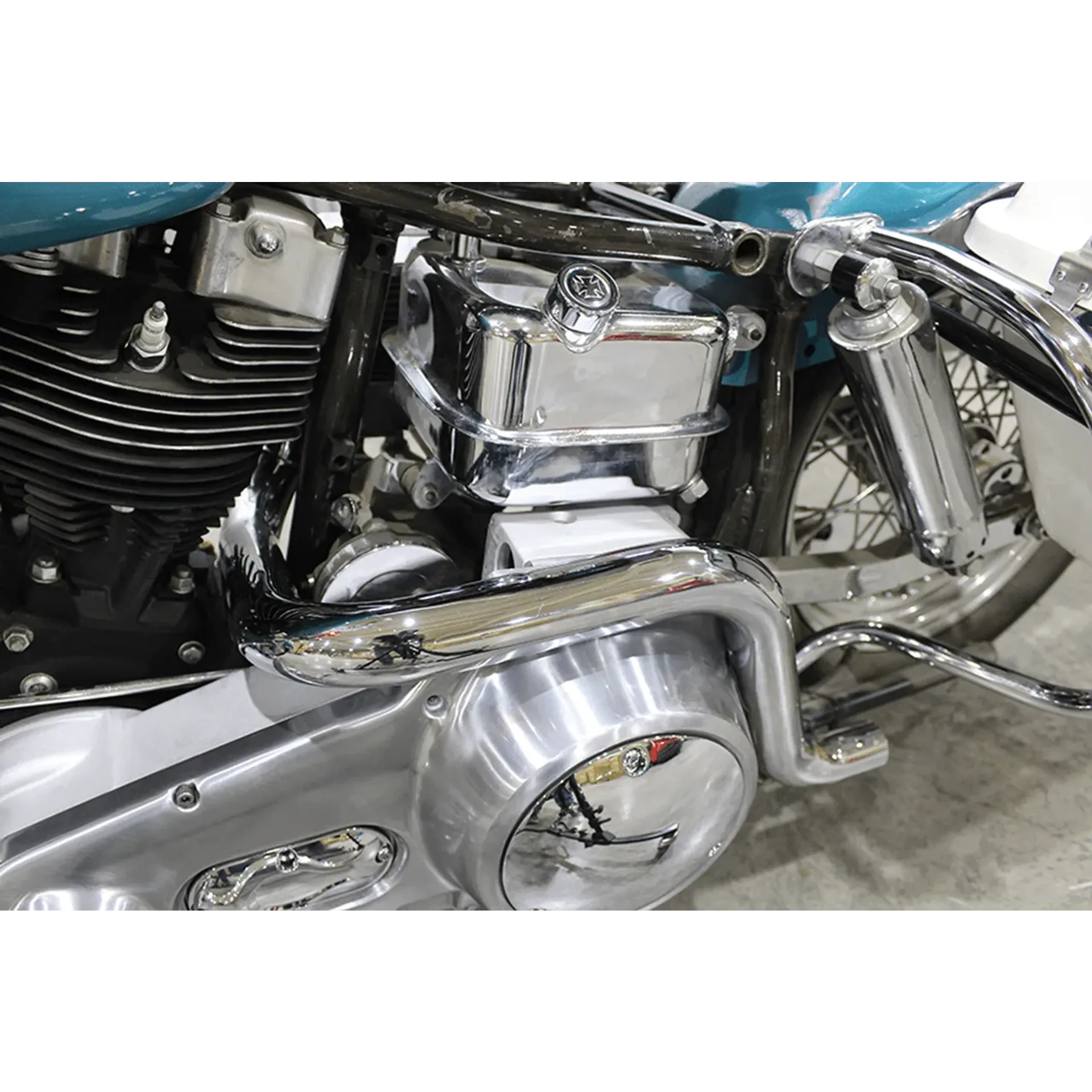 True Dual Exhaust Headers Chrome FL70-84