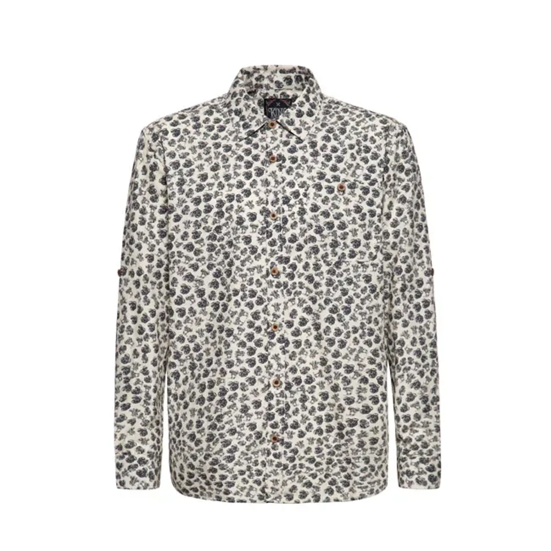 King Kerosin AOP shirt off white